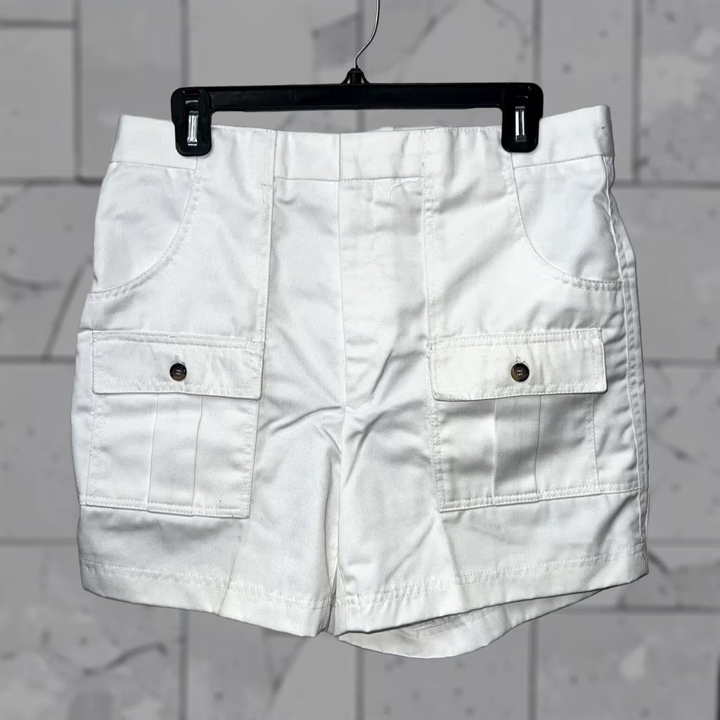 Vintage VINTAGE Robinsons Cargo Shorts Mens Size 34 White Regular Cargo Mens 34 White VTG Robinsons Size US 34 / EU 50 - 1 Thumbnail