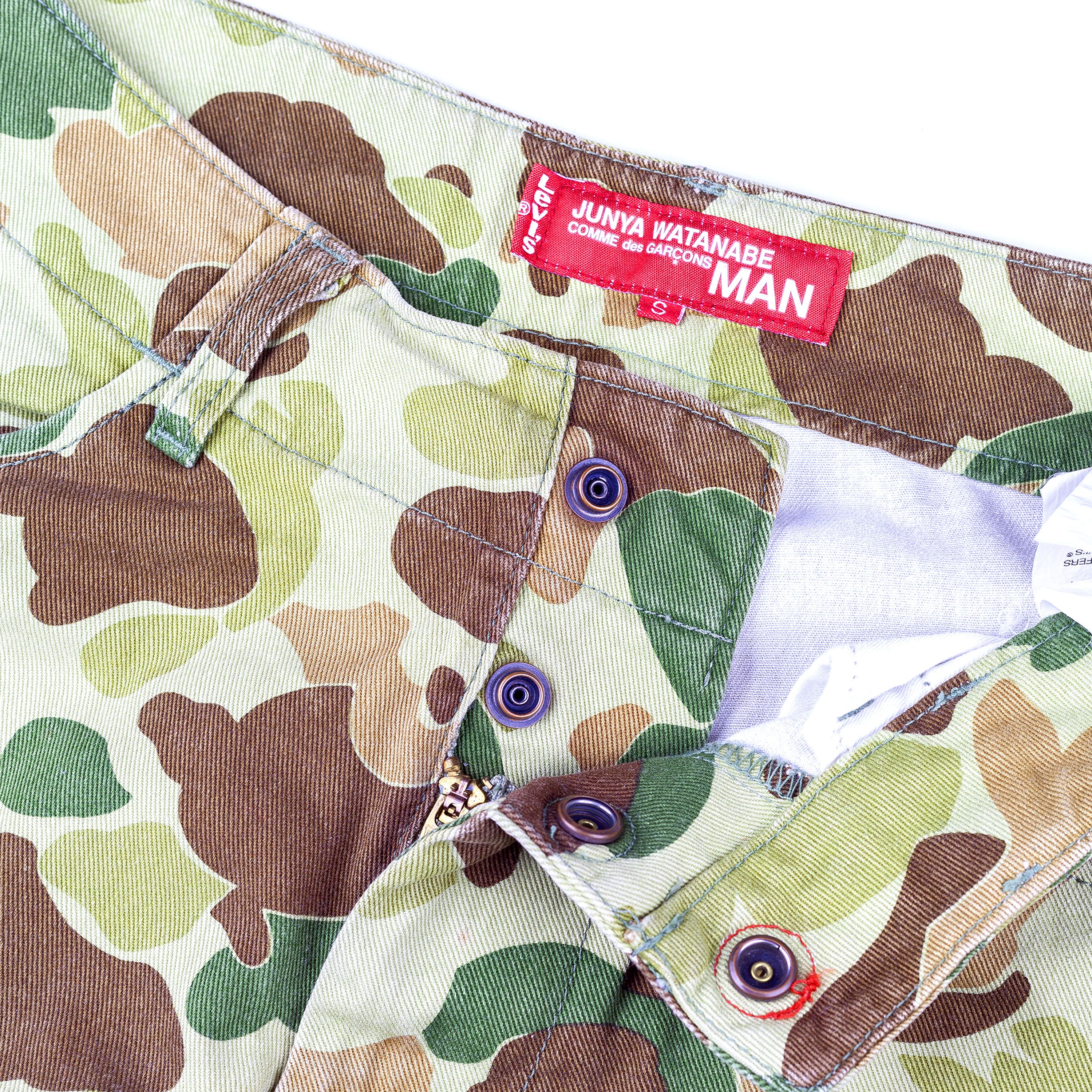 Junya Watanabe Junya Watanabe x Levi’s Camouflage Vintage Denim Jeans (S) Size 26" / US 2 / IT 38 - 3 Thumbnail