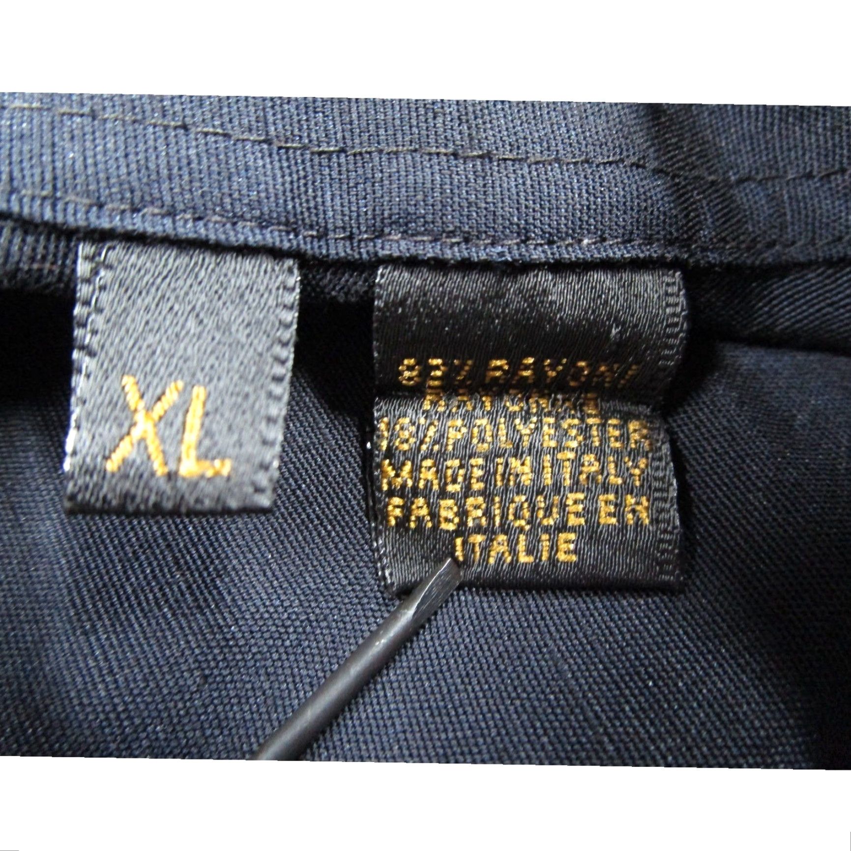 Donna Karan Donna Karan New York Mens XL Blue Button Down Shirt Made in Italy Rayon Blend Shirt Size US XL / EU 56 / 4 - 4 Thumbnail
