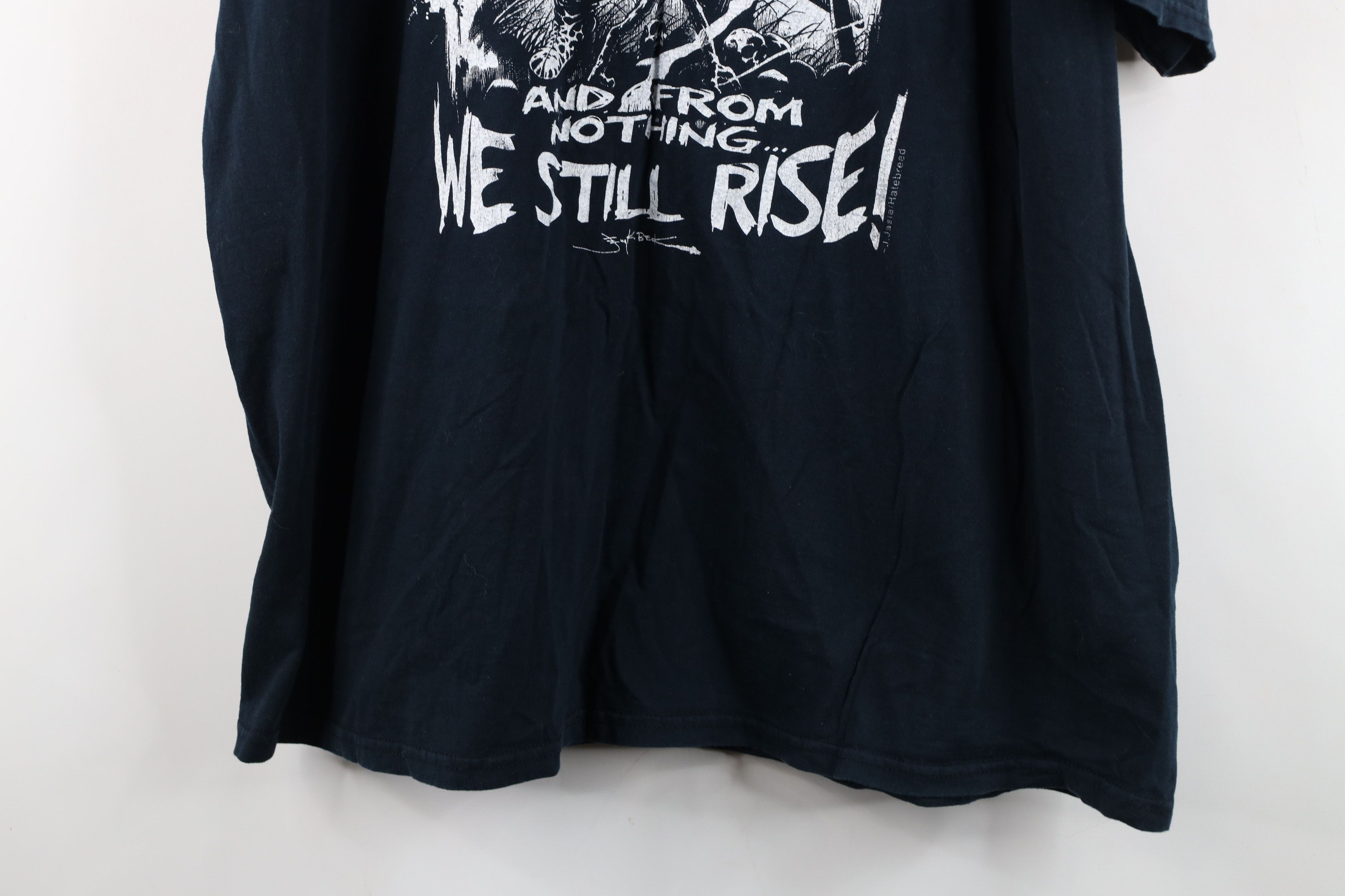 Vintage Vintage Y2K Streetwear Iron Asylum Bodybuilder Gym T-Shirt Size US XL / EU 56 / 4 - 16 Thumbnail