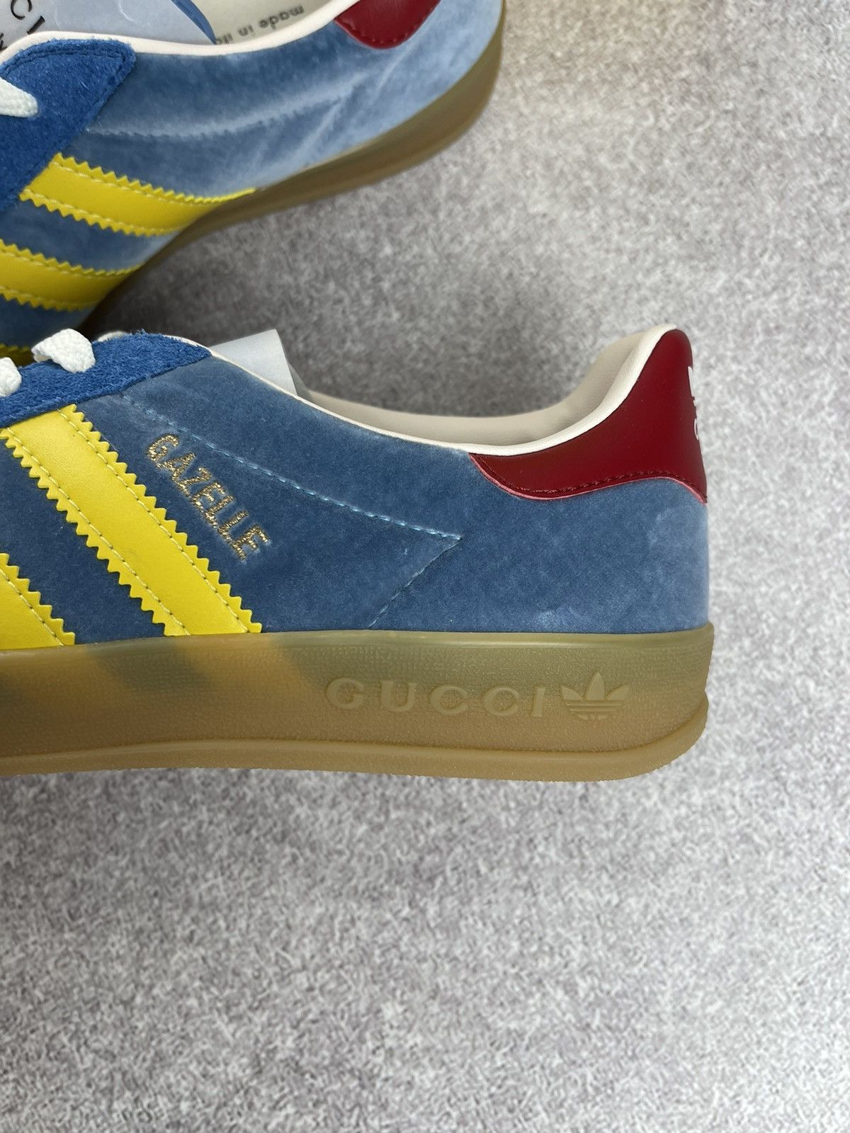 Gucci Adidas x Gucci Gazelle Blue/Yellow Size US 8.5 Size US 8.5 / EU 41-42 - 10 Thumbnail