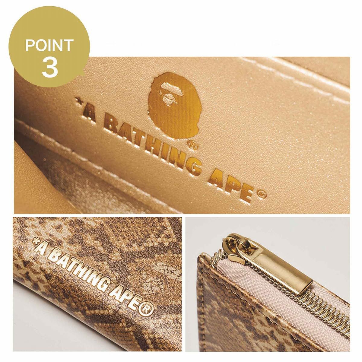 Bape BAPE WALLET SNAKE PATTERN Head Logo Coin Pouch Size ONE SIZE - 4 Thumbnail