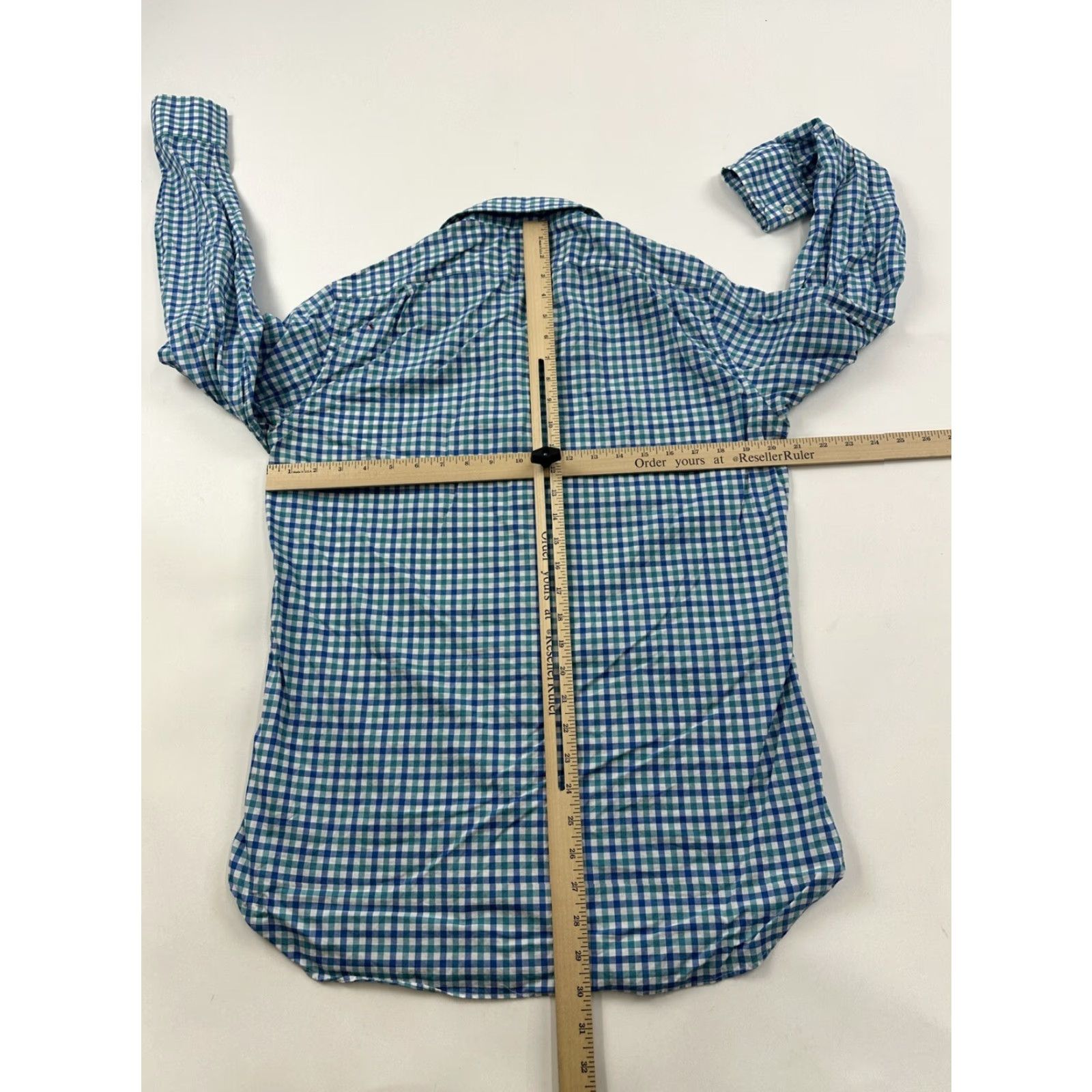 J.Crew J.Crew Shirt Men’s Medium Blue Gingham Plaid Ludlow 120’s 2 Ply Button Up Size US M / EU 48-50 / 2 - 4 Thumbnail