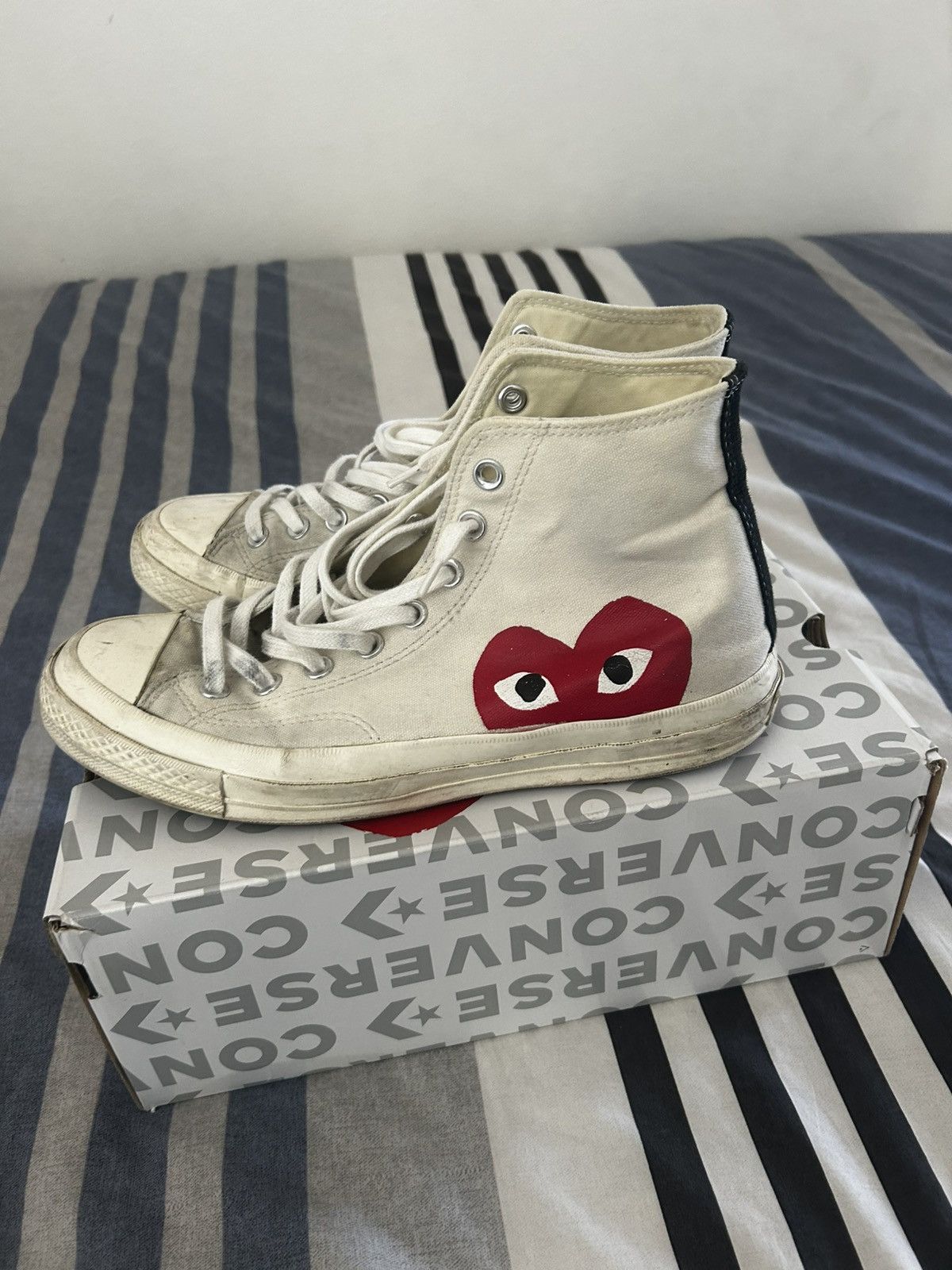 Comme des Garcons PLAY × Converse Comme des garcons x converse Size US 9 / EU 42 - 3 Thumbnail