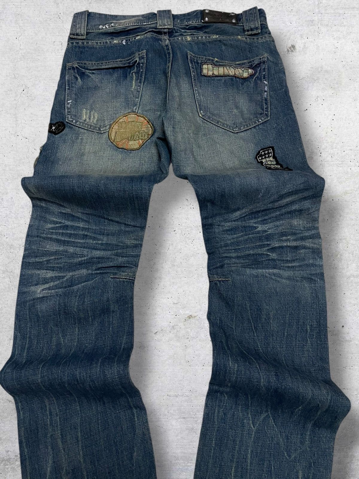 Hysteric Glamour VINTAGE BULLET NOISE JAPAN DESIGNER 90S OG PUNK PATCH DENIM Size US 30 / EU 46 - 14 Thumbnail