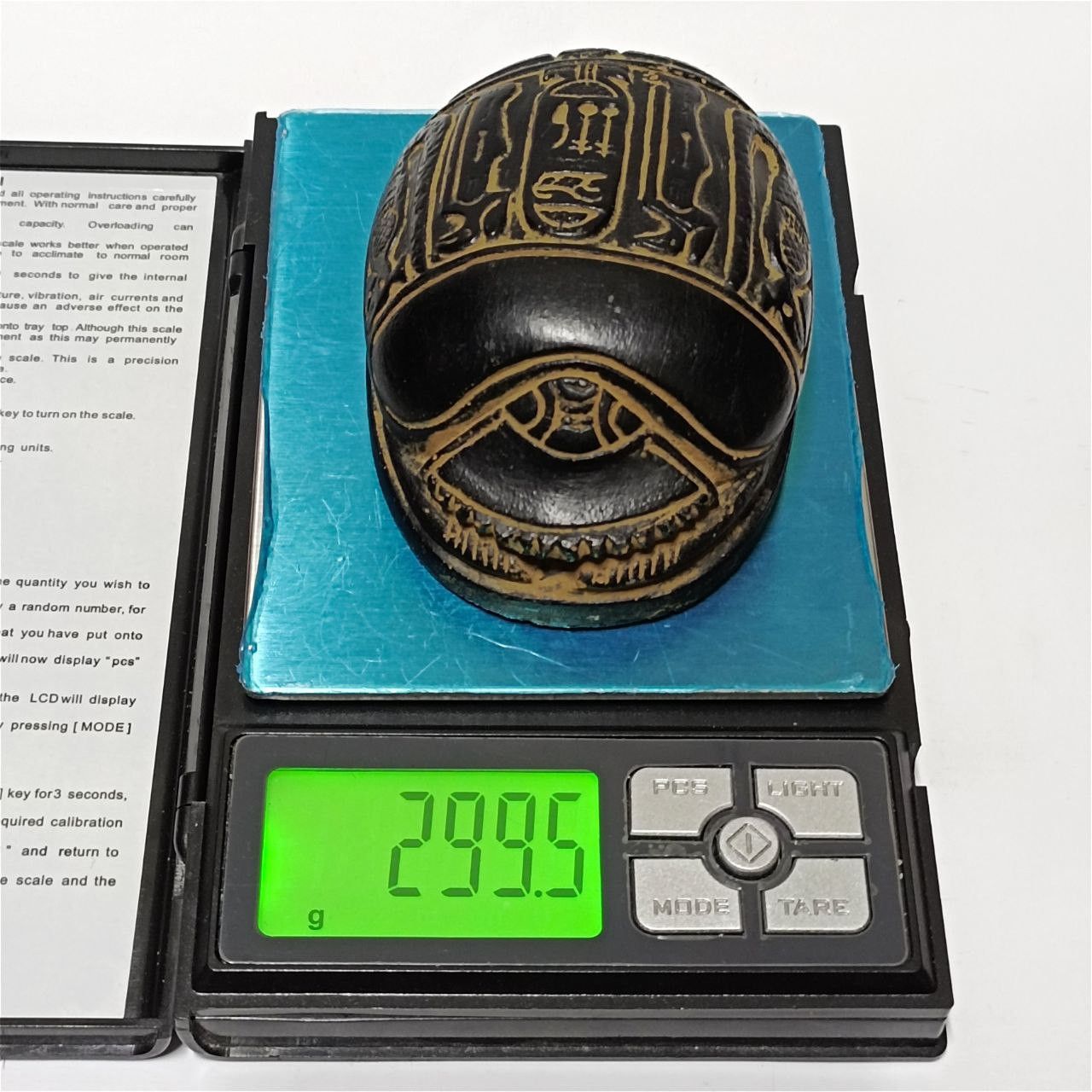 Other Ancient-style Egyptian scarab with engraved hieroglyphs Size ONE SIZE - 8 Thumbnail