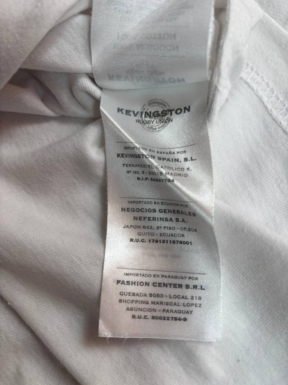 Vintage Kevingston Argentina Rugby Union Polo Shirt White Navy M Size US M / EU 48-50 / 2 - 12 Thumbnail