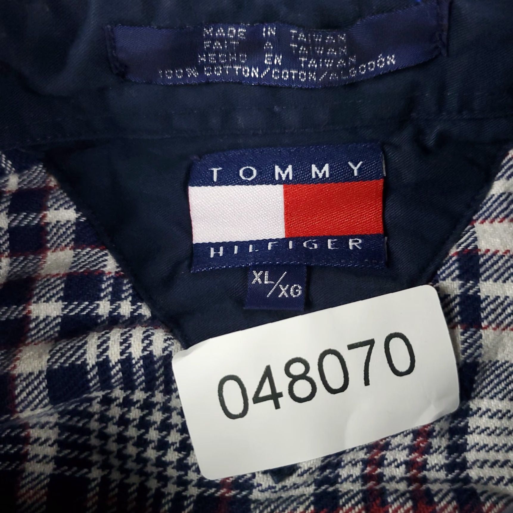 Tommy Hilfiger Tommy Hilfiger Shirt Mens XL Red Blue Plaid Button-Up Long Sleeve Casual Classic Preppy American Size US XL / EU 56 / 4 - 6 Thumbnail