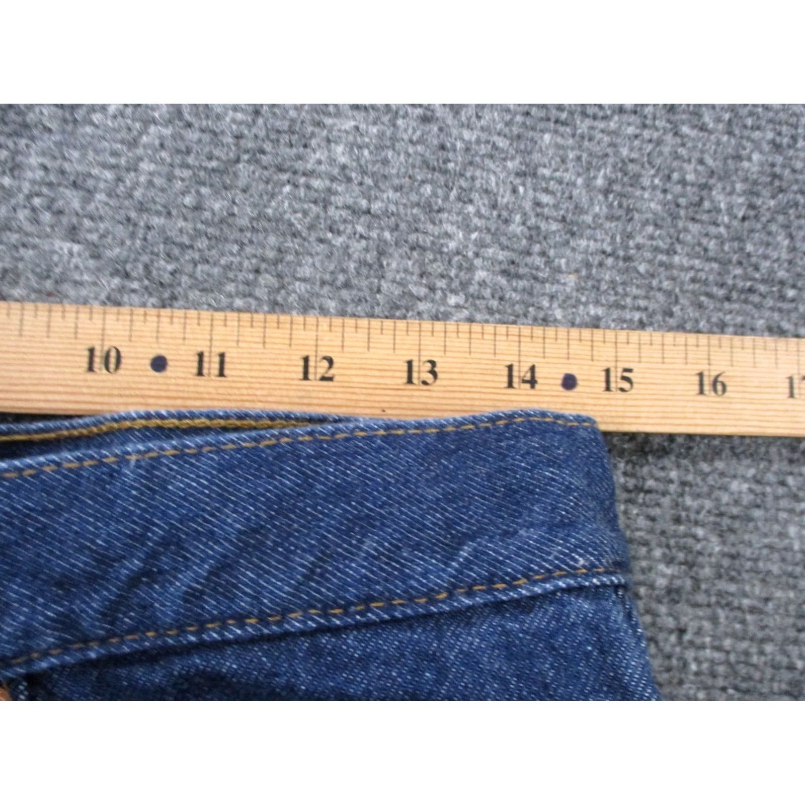 Levi's VINTAGE Levi's Jeans Mens 32 X 36 Denim Bootcut 517 Blue Leather Red Tab 90s Size US 30 / EU 46 - 7 Thumbnail