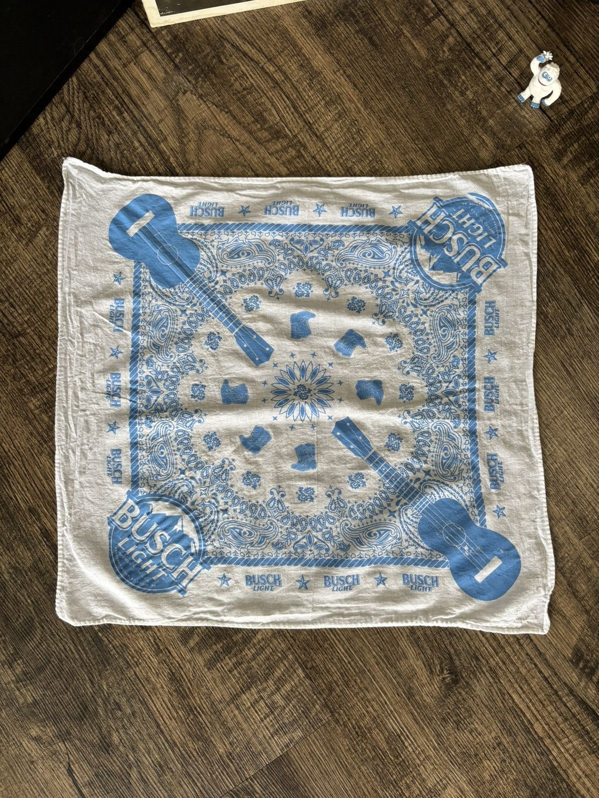 Vintage Vintage Busch Light Beer Bandana Size ONE SIZE - 1 Thumbnail