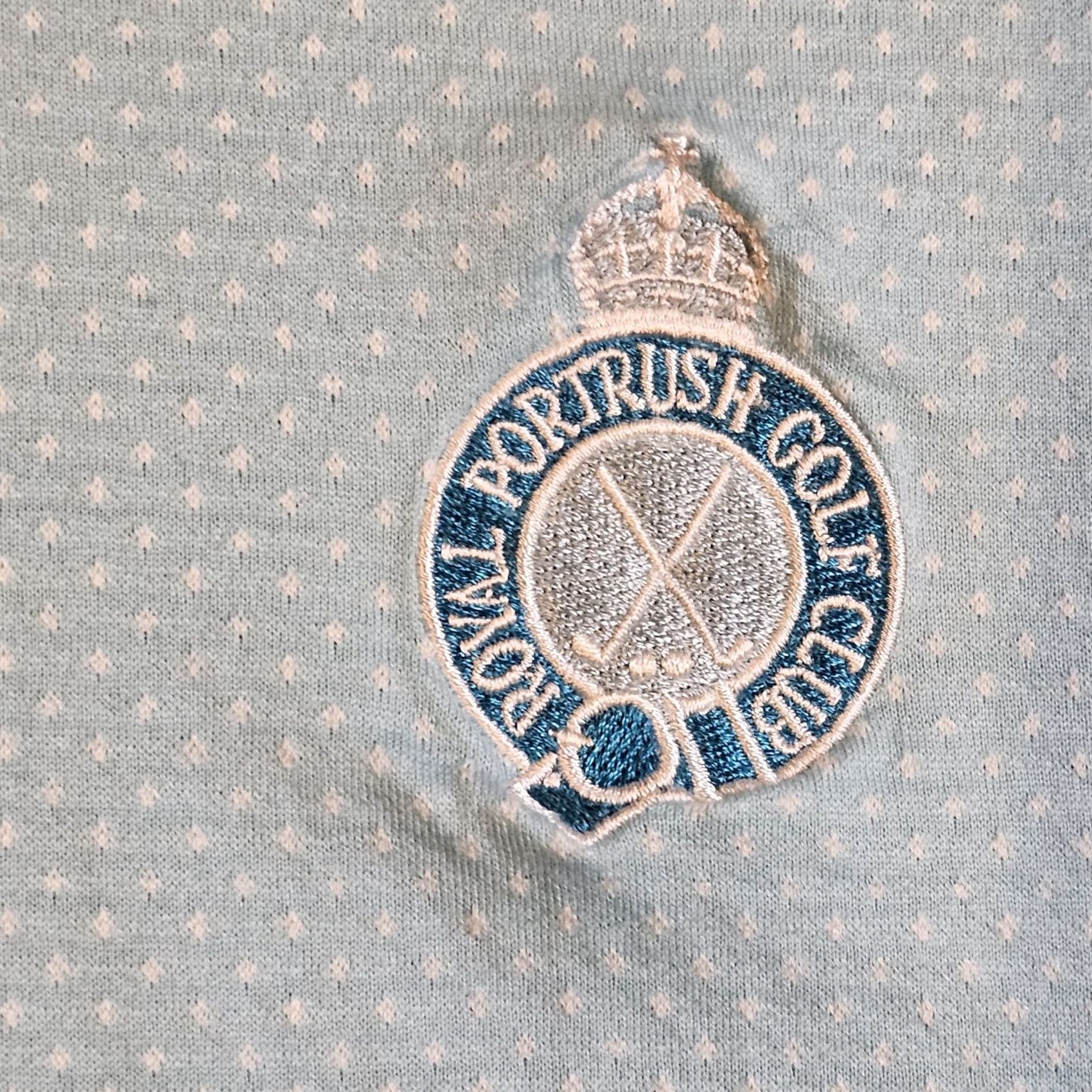 Peter Millar Peter Millar Polo Shirt Men Large Blue Polka Dot Performance Stretch Golf Casual Size US L / EU 52-54 / 3 - 4 Thumbnail