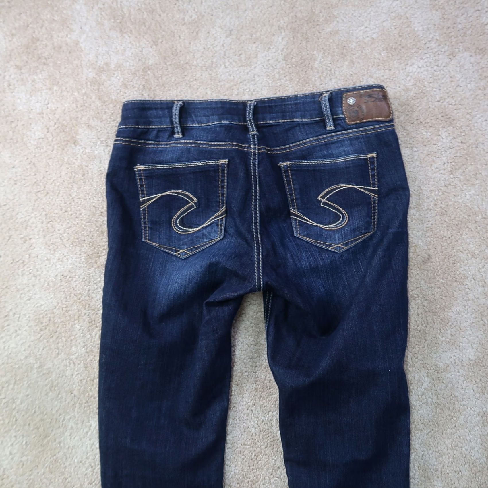 Silver Jeans Co. Silver Jeans Suki Jegging Jeans Blue 30x31 Denim Stretch Slim 5-Pocket Womens Regular Size 30" / US 8 / IT 44 - 6 Thumbnail