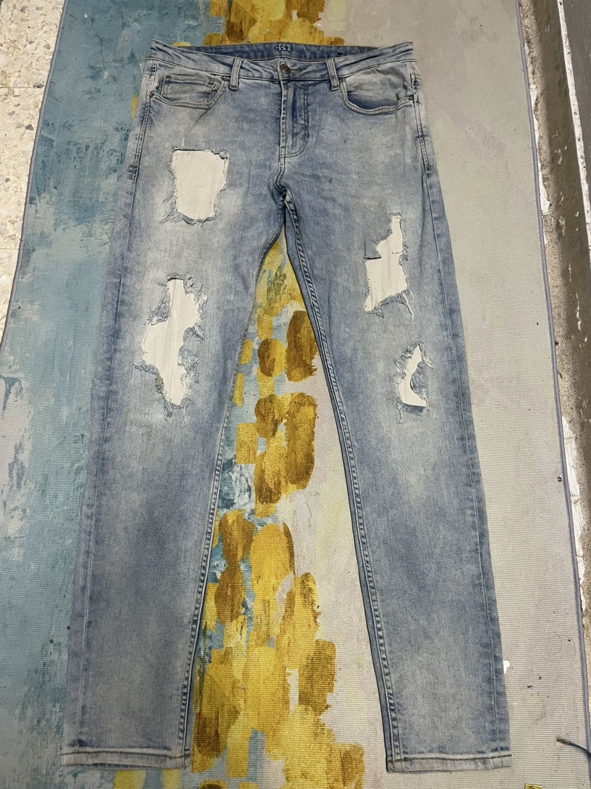 R13 💥R1 Coupe Stockholm Fit Jeans Size US 33 - 3 Thumbnail