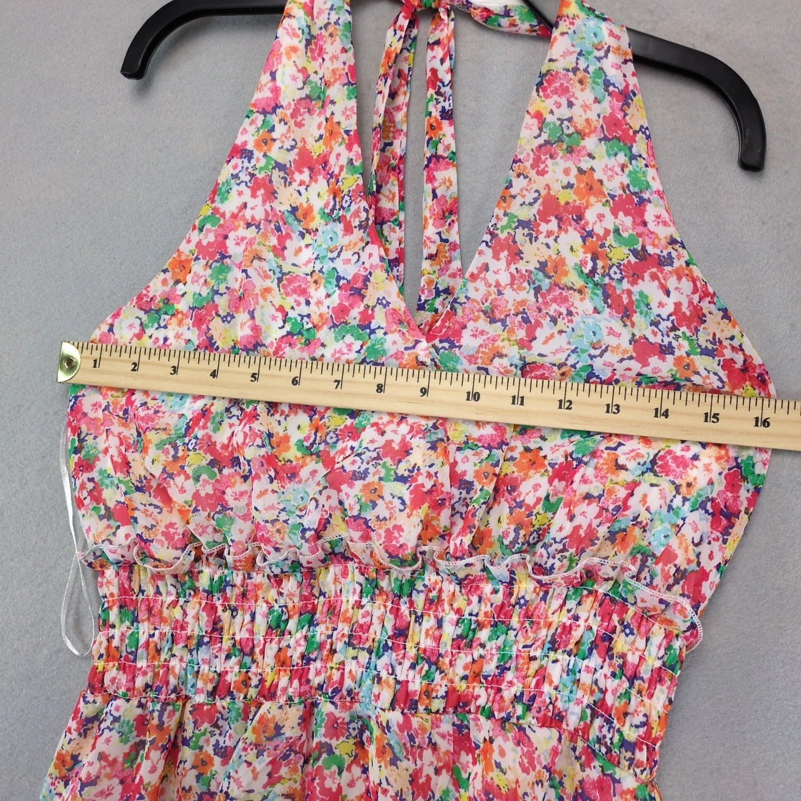 Other NWT Sienna Sky Tropical Floral Halter Top Mini Dress Sz M Size M / US 6-8 / IT 42-44 - 6 Thumbnail