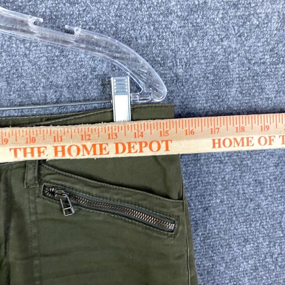 William Rast William Rast Jeans Juniors 27 Green Stretch Cotton Mid Rise Size 30" / US 8 / IT 44 - 3 Thumbnail