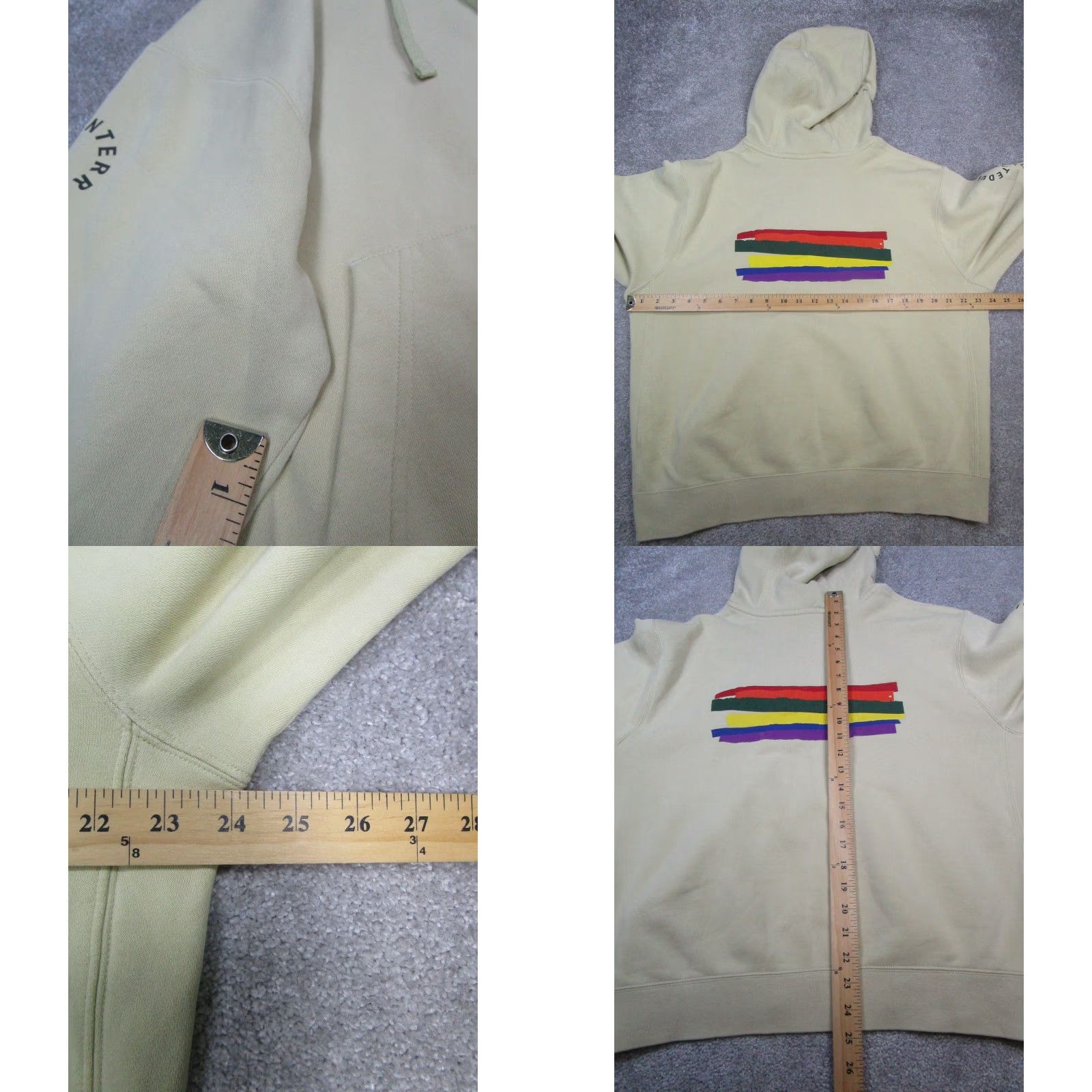 Nike Nike Hoodie Mens Large Yellow Cotton Pullover Size US L / EU 52-54 / 3 - 8 Thumbnail