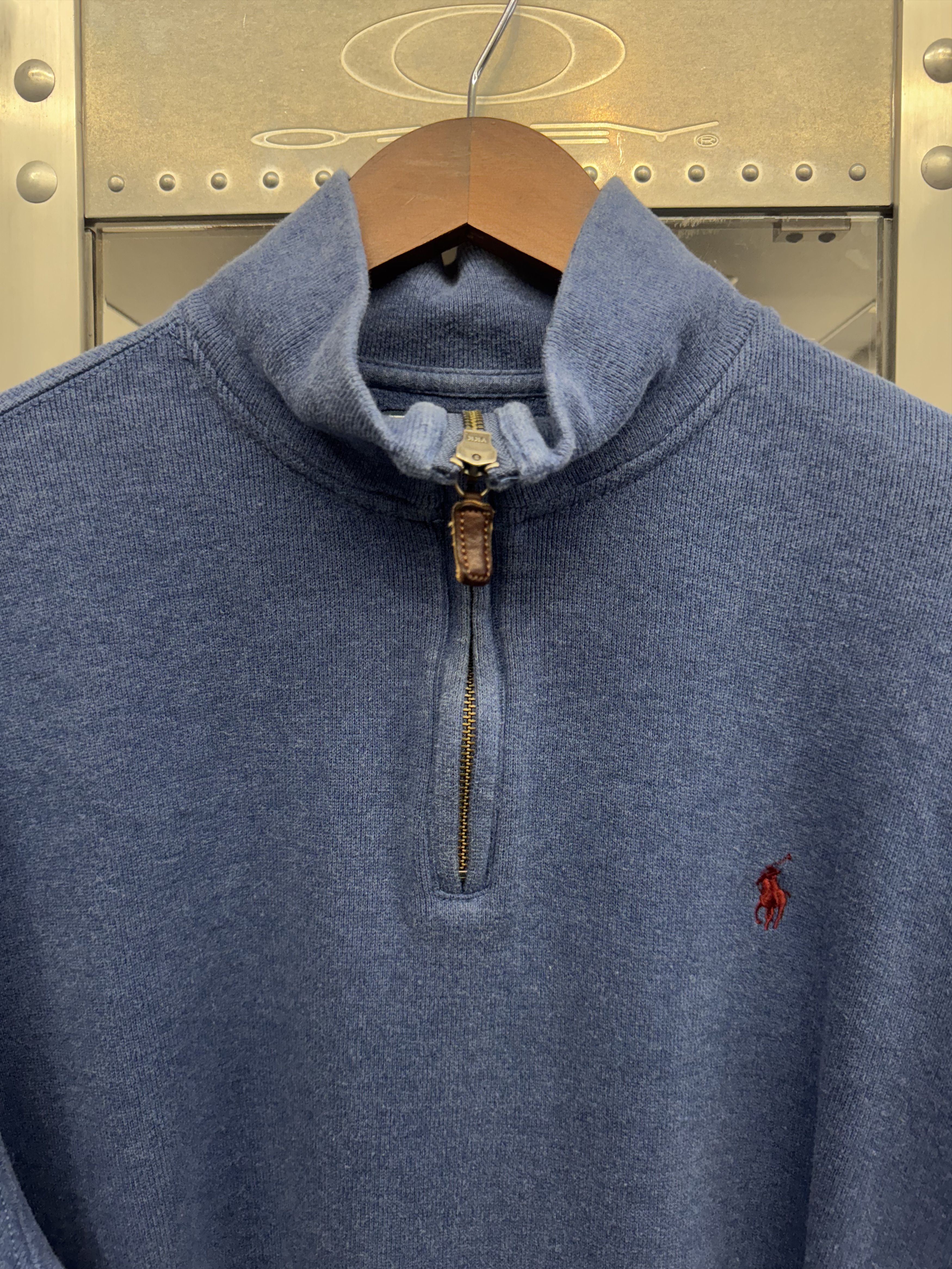 Polo Ralph Lauren Vintage RL Quarter Zip Size US XL / EU 56 / 4 - 2 Thumbnail