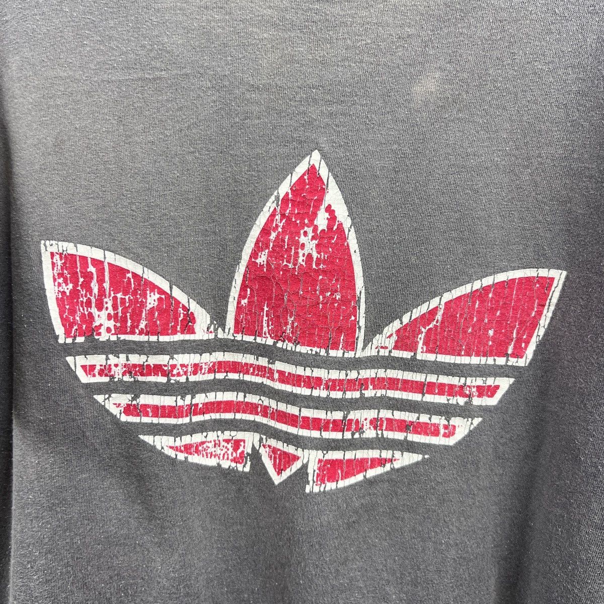 Adidas VTG FADED ADIDAS BIG LOGO MADE IN USA Size US S / EU 44-46 / 1 - 6 Thumbnail