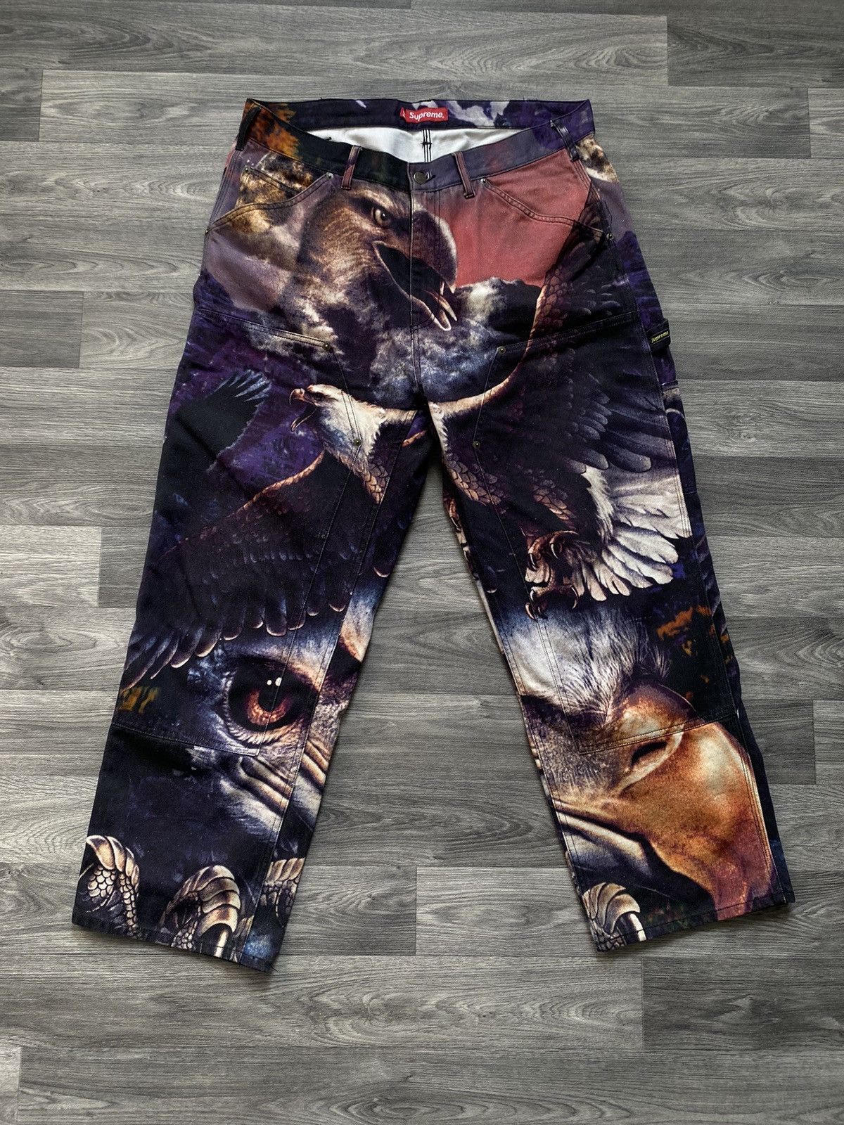 Supreme Supreme Eagle Double Knee Pants | Grailed