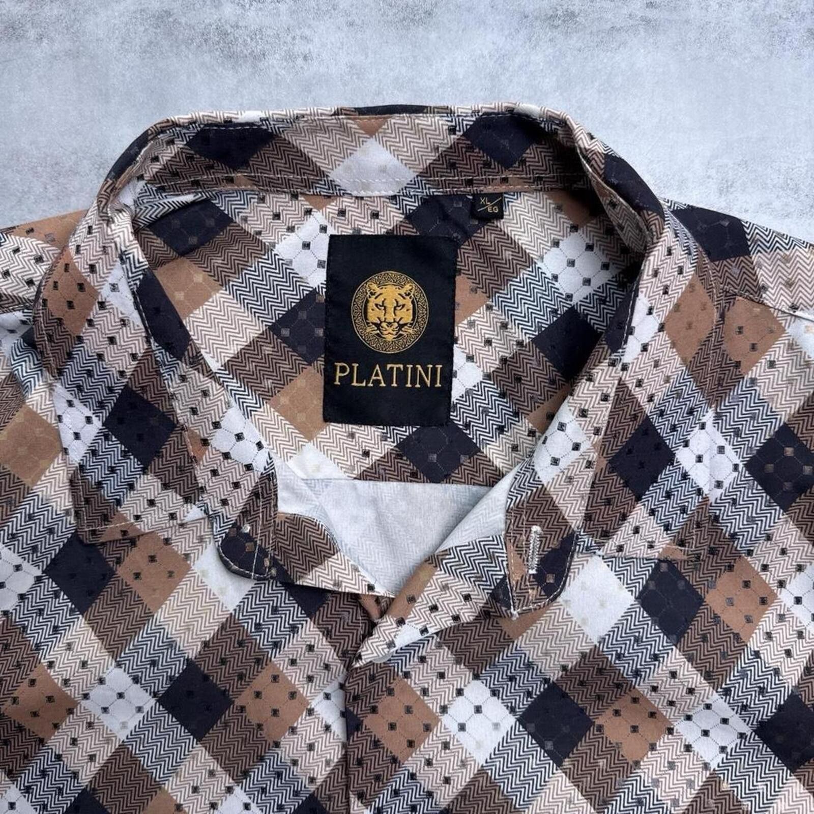 Affliction Y2K Platini 00s Button Up Grunge Shirt Size US XL / EU 56 / 4 - 6 Thumbnail