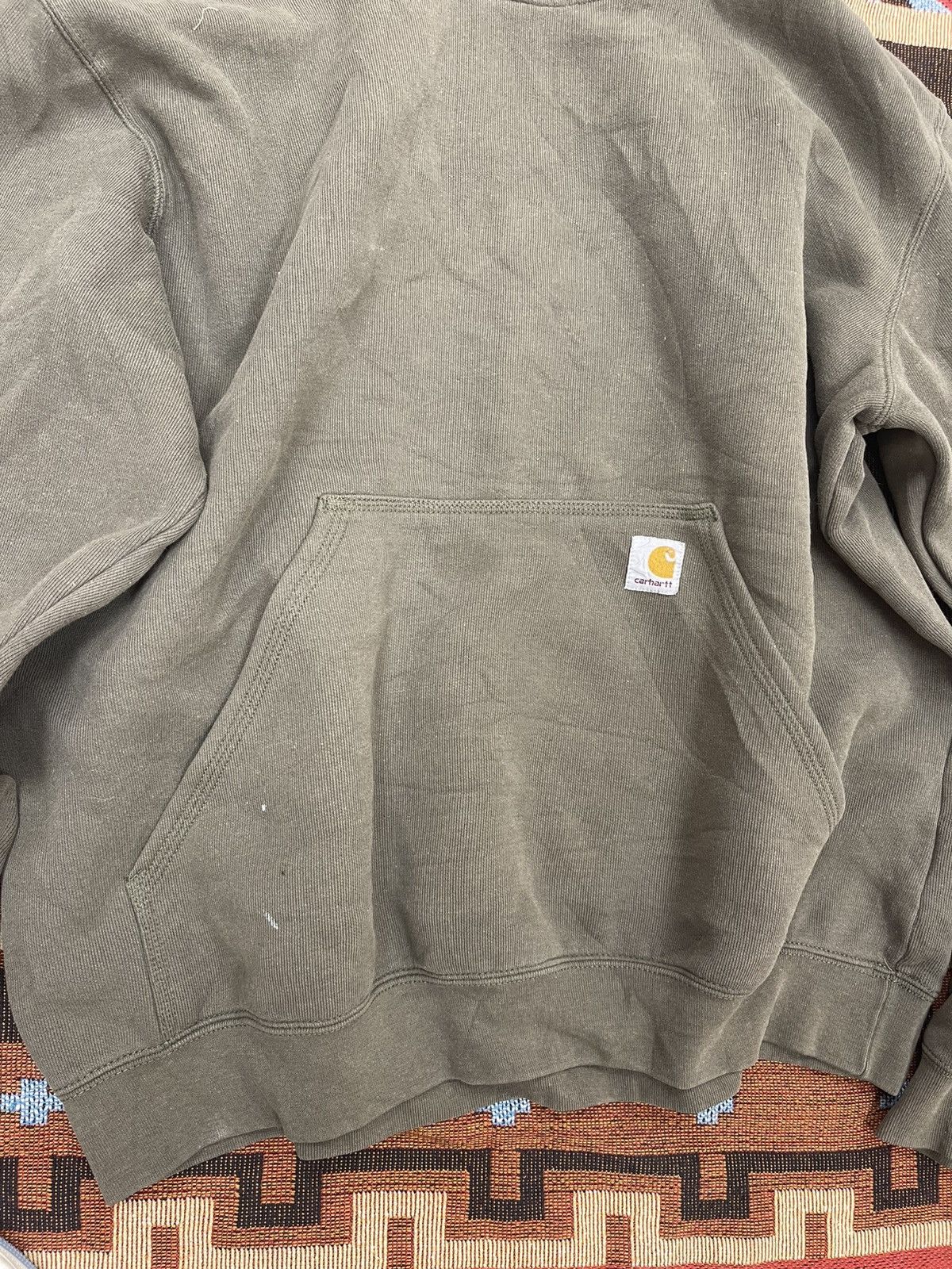 Carhartt × Carhartt Wip CARHARTT GREEN IVORY HOODIE SZ L Size US L / EU 52-54 / 3 - 3 Thumbnail