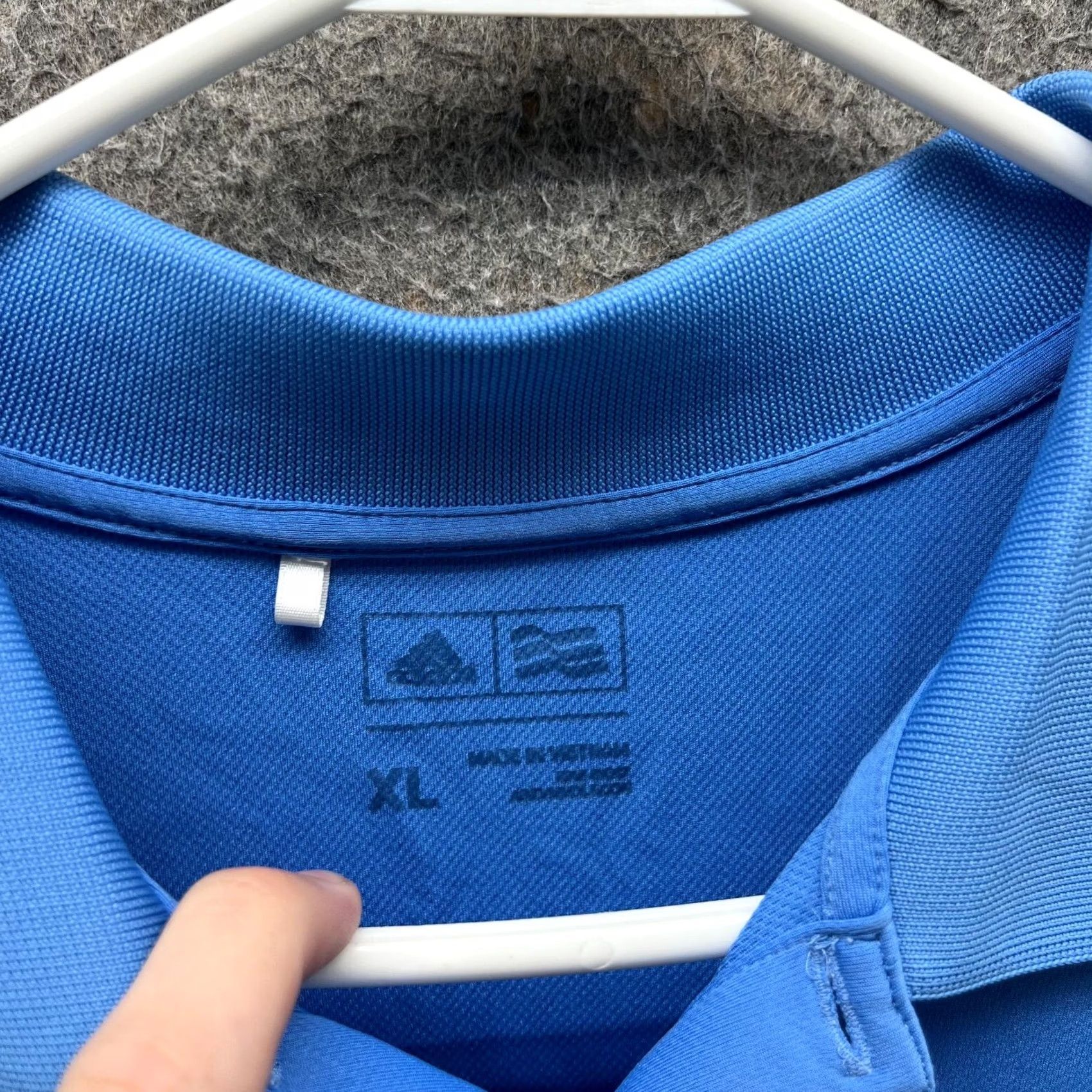 Adidas Adidas Polo Shirt Mens XL Blue Riverwalk Golf Club Logo Golfer Athletic Shirt Size US XL / EU 56 / 4 - 7 Thumbnail