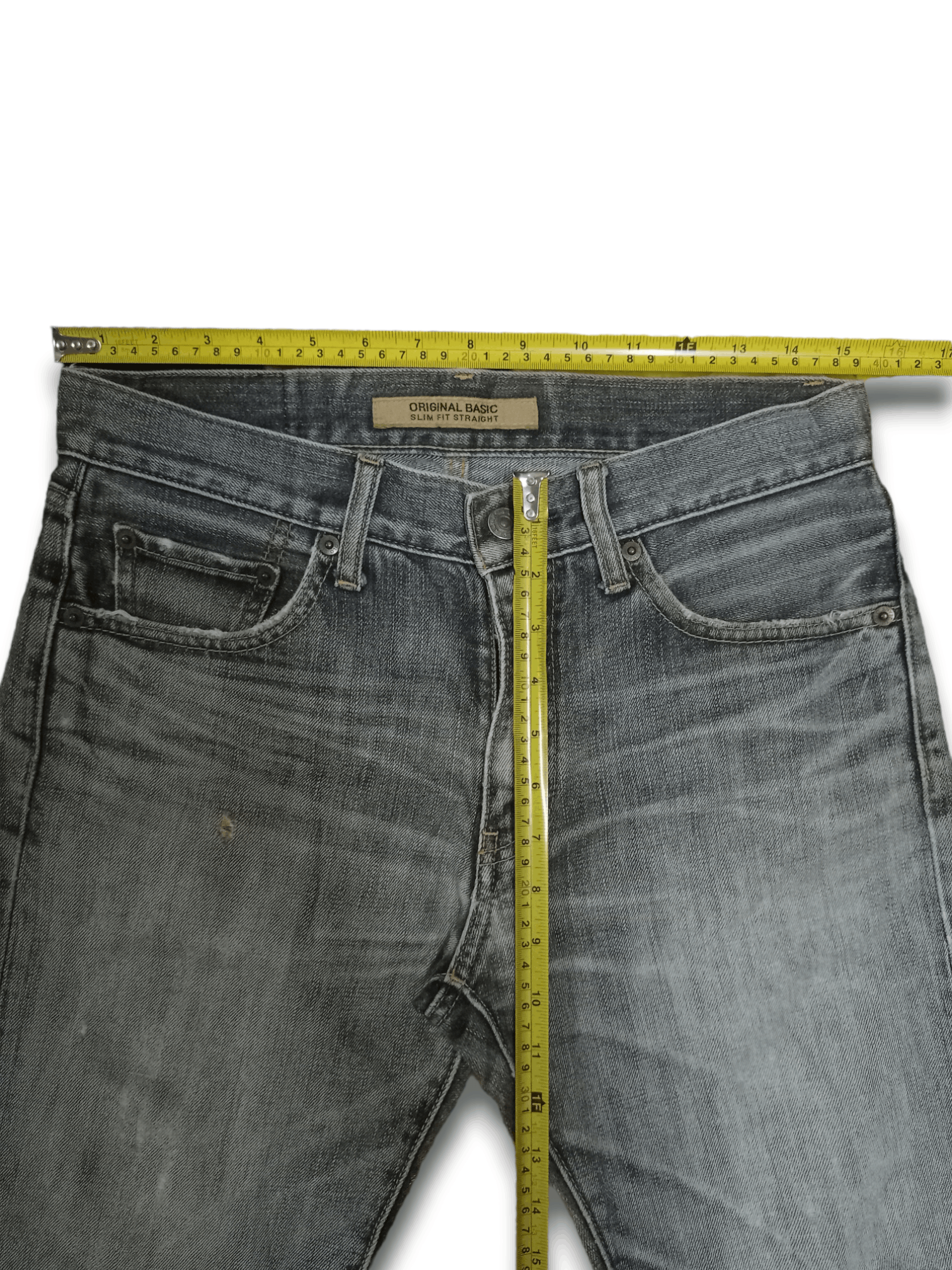 Japanese Brand × Uniqlo S-001 Vintage Japanese Uniqlo Black Grey Jeans Size US 31 - 9 Thumbnail