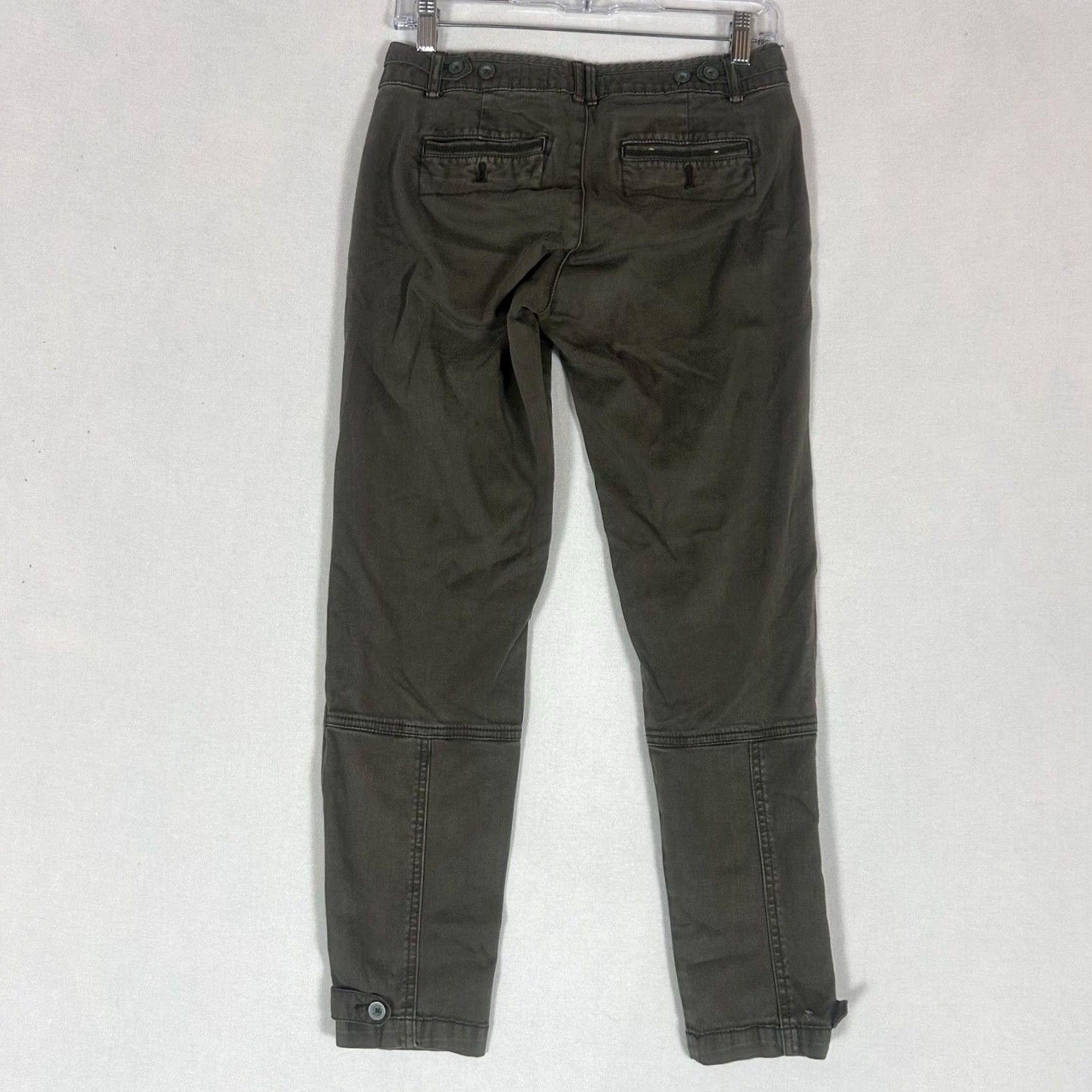 Anthropologie Anthropologie Pilcro And The Letterpres Ankle Pants Womens 26 Green Hyphen Fit Pants Regular Skinny Inseam 28 in Pockets Stretch Size 26" / US 2 / IT 38 - 6 Thumbnail