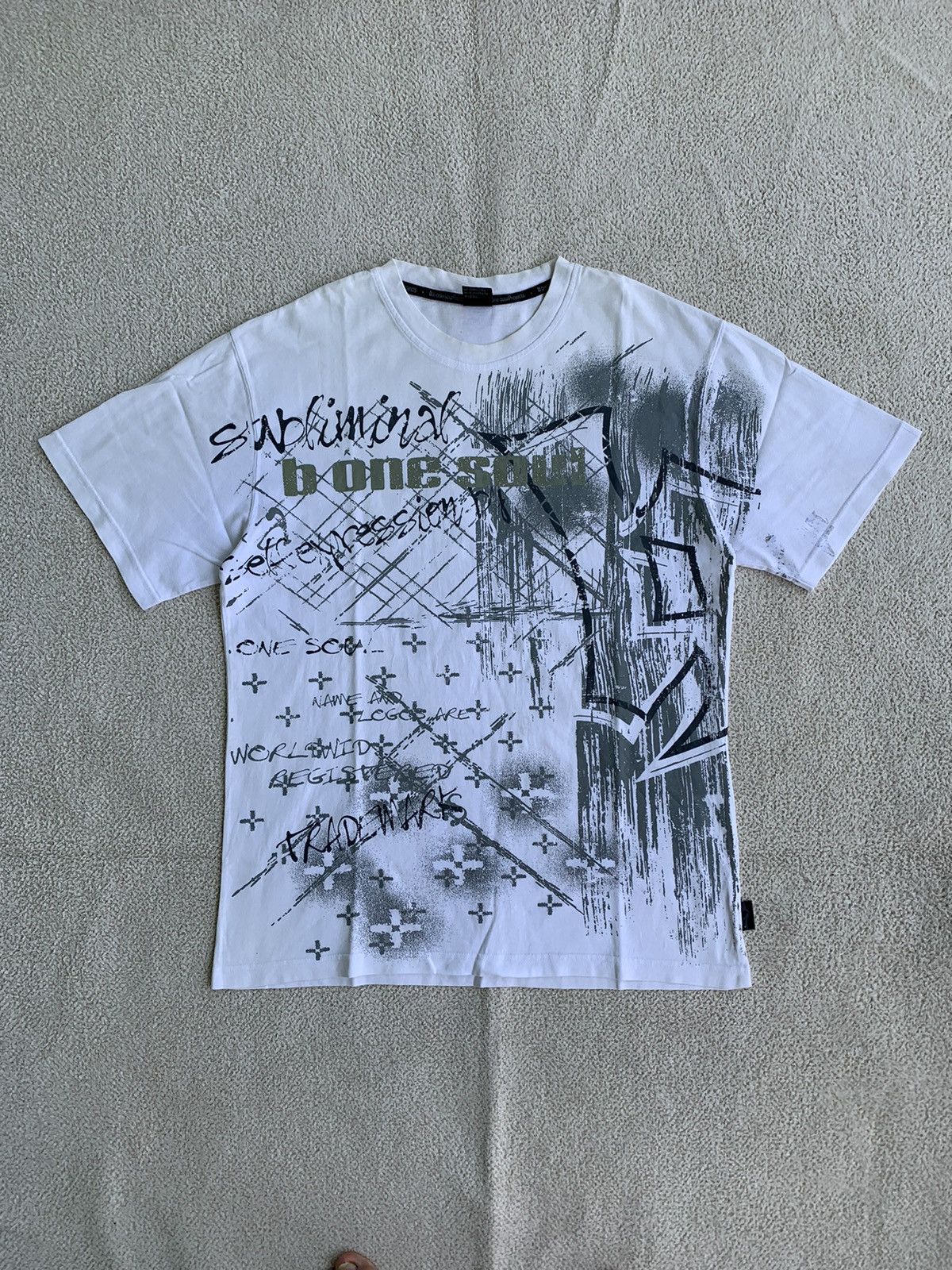 Beauty Beast × If Six Was Nine × Japanese Brand B One Soul Poem Rock Tshirt Size US XL / EU 56 / 4 - 1 Thumbnail
