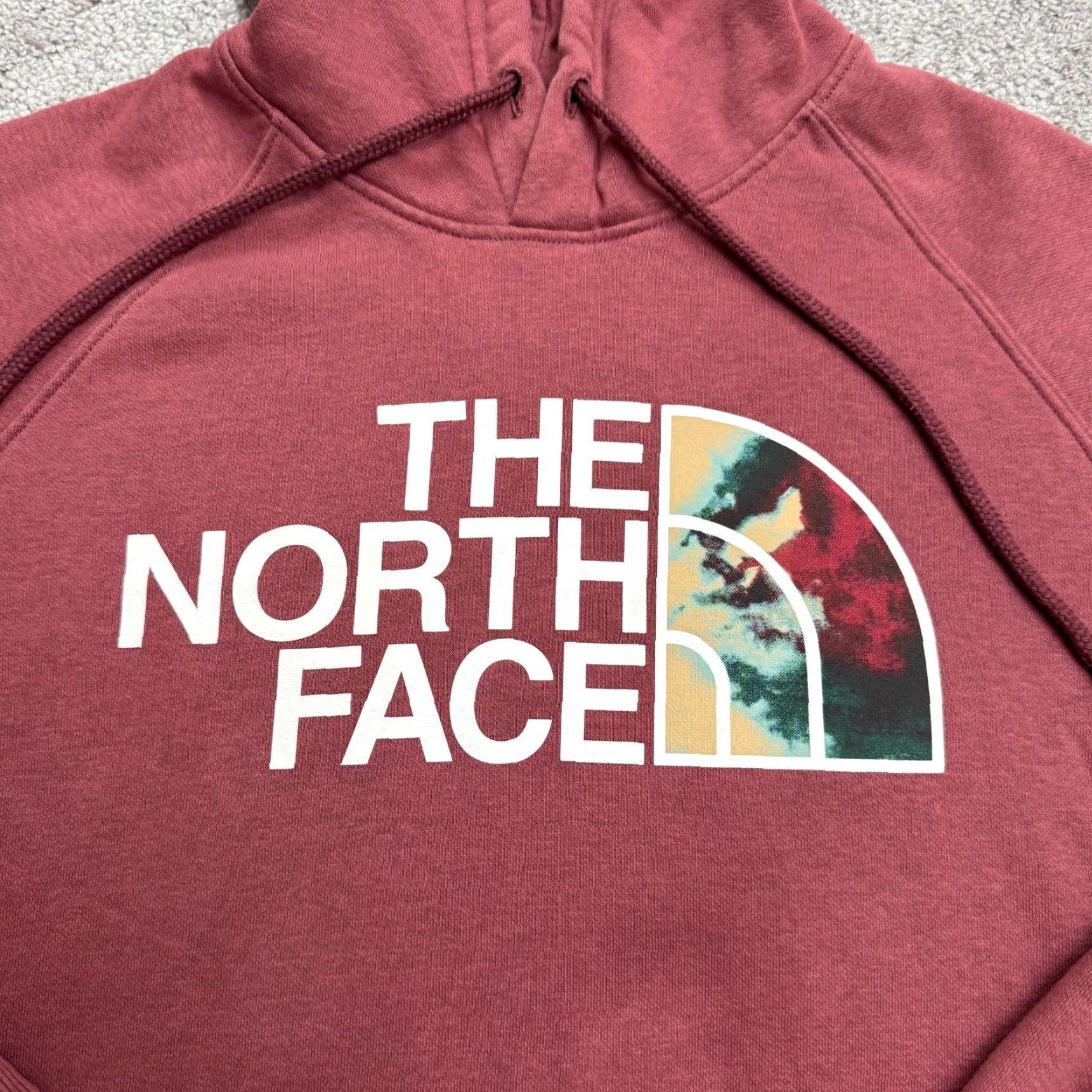The North Face The North Face Half Dome Pullover Sweatshirt Womens L Dusty Rose Pink Hooded Fleece Logo 2000s Outdoor Activewear Casual Womens Size L / US 10 / IT 46 - 4 Thumbnail