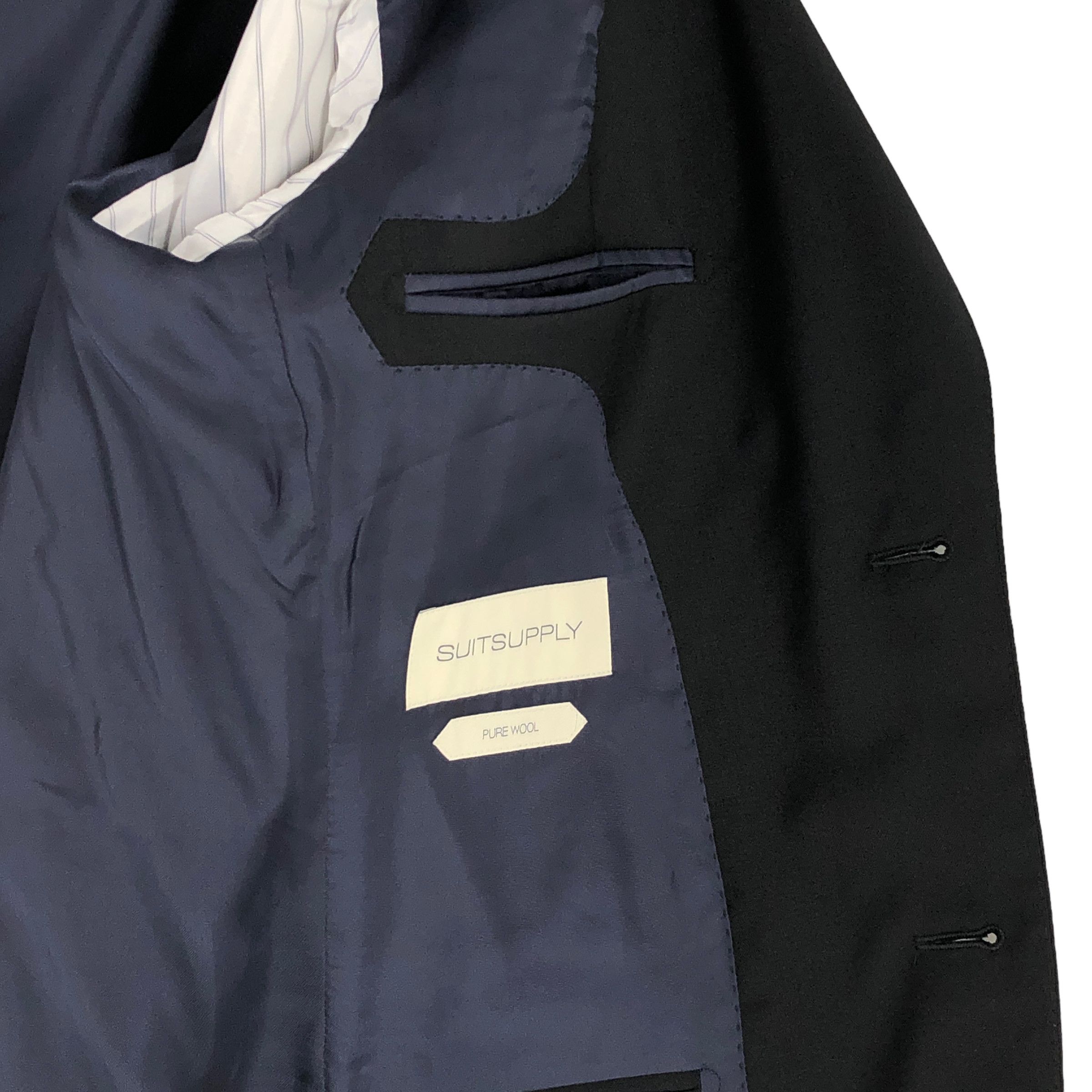 Suitsupply Napoli Single Breasted Wool Blazer Size EU:48; UK:38; US:38R Size 38R - 7 Thumbnail