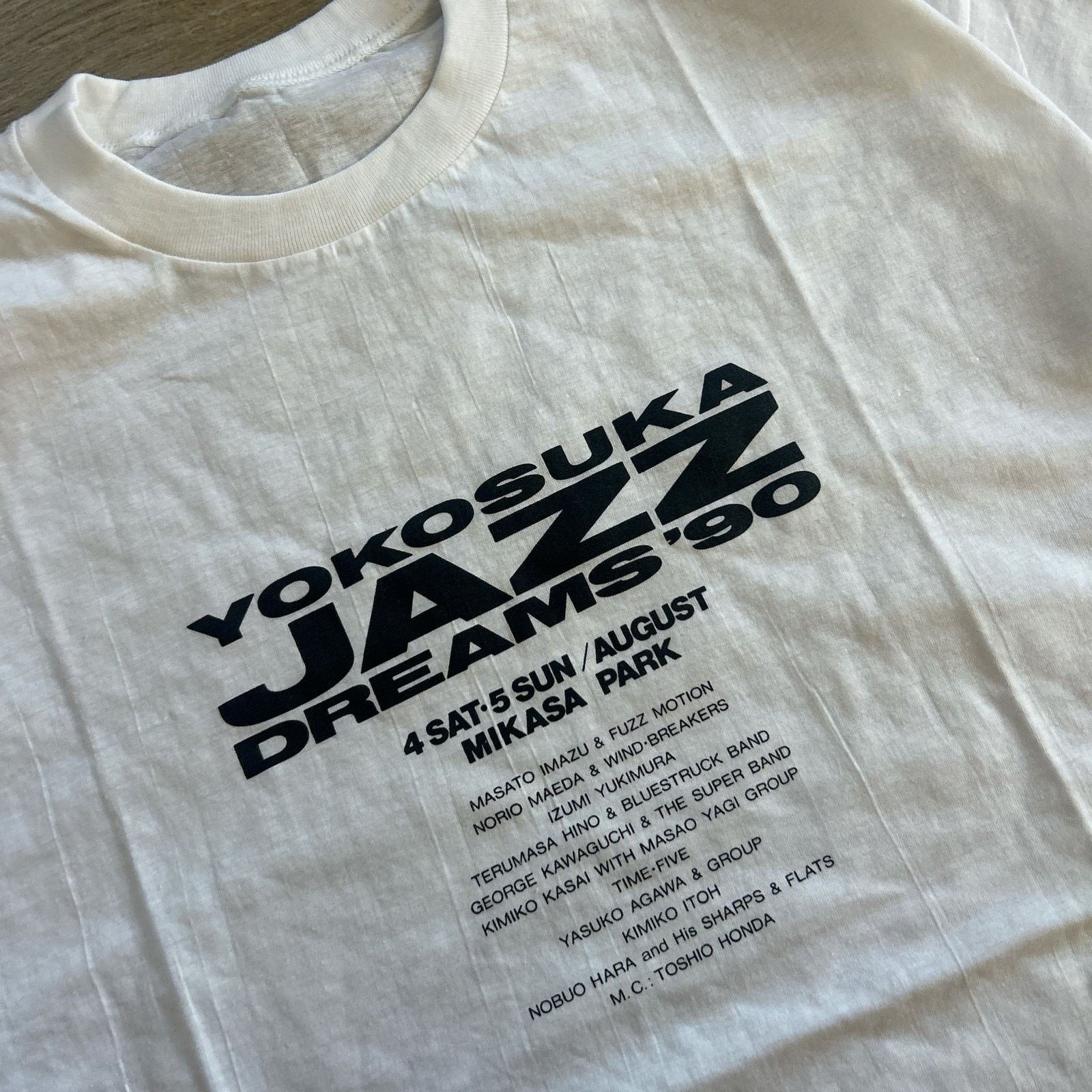 Vintage Vintage 1990 Yokosuka Jazz Dreams Festival Single Stitch tee Size US L / EU 52-54 / 3 - 2 Thumbnail