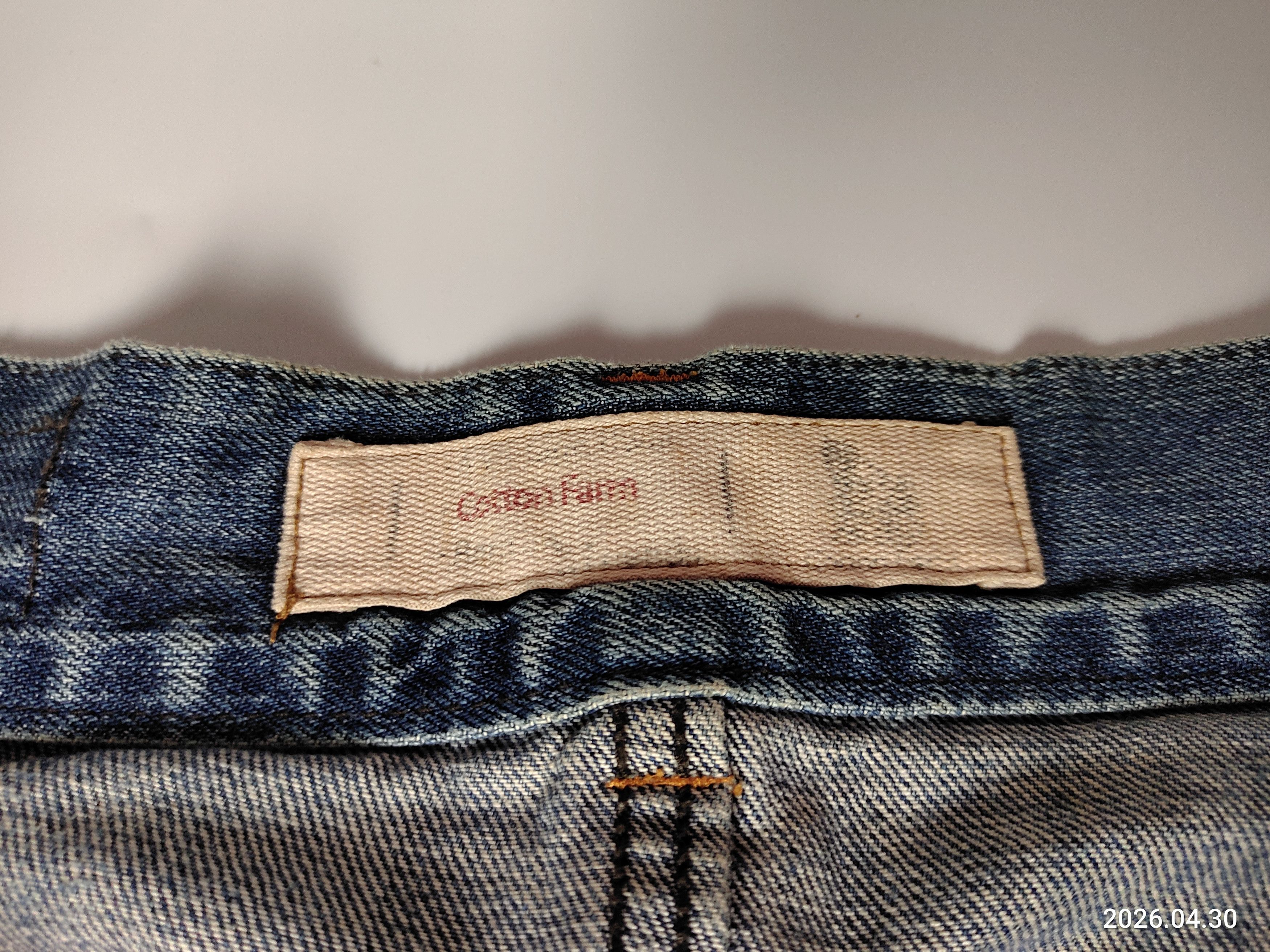 Japanese Brand vtg cotton farm denim Size US 30 / EU 46 - 6 Thumbnail