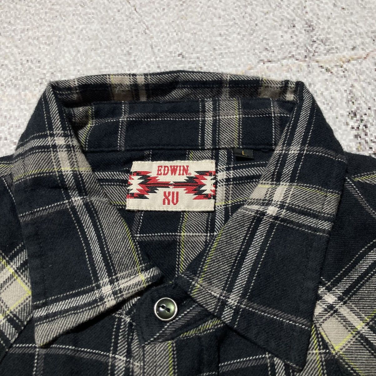 Edwin 2000s Edwin Japan Western Cowboy Button Up Shirt Black Size US L / EU 52-54 / 3 - 17 Thumbnail