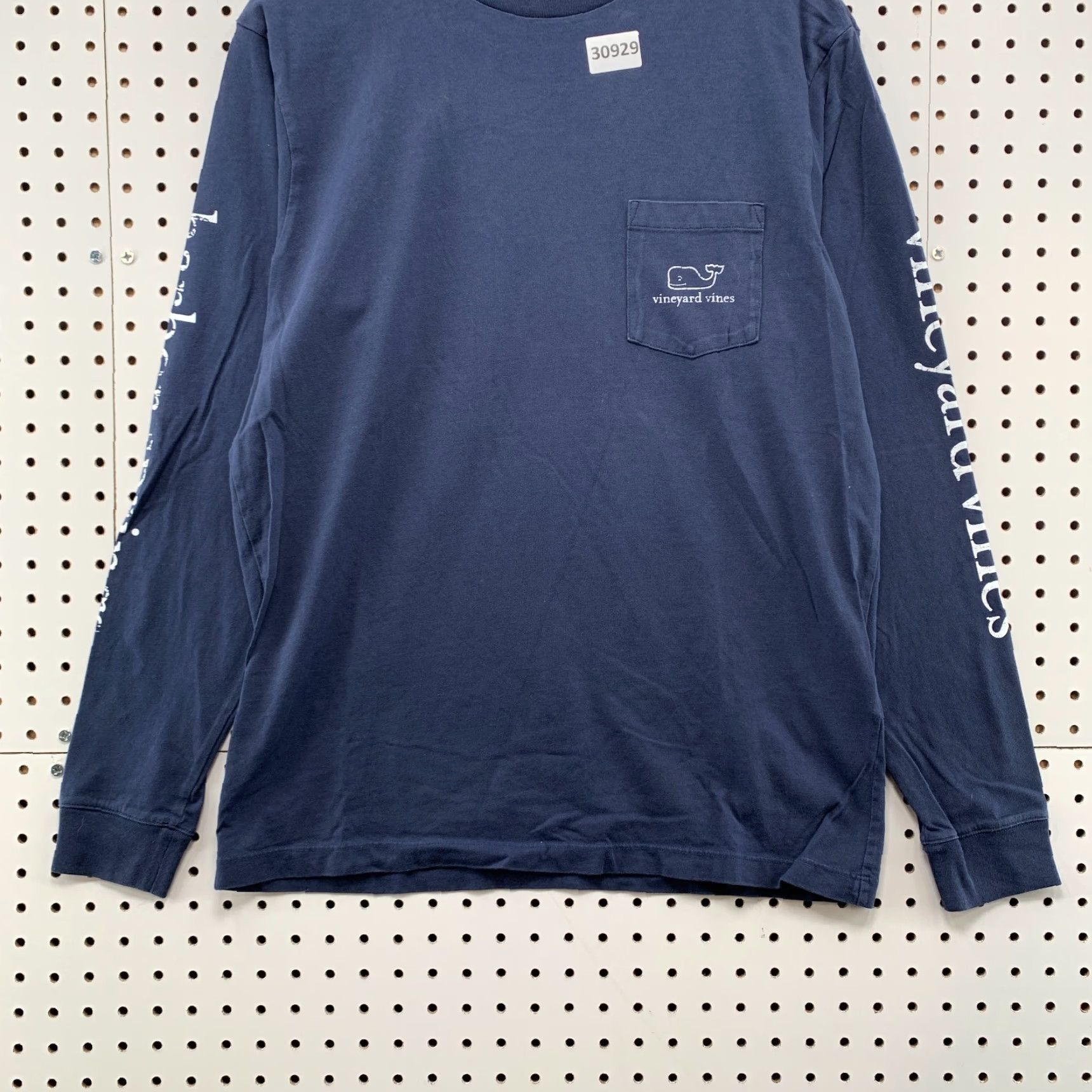 Vineyard Vines VINTAGE Vineyard Vines Whale Pocket Shirt Adult Small Navy Blue Long Sleeve Preppy Mens Size US S / EU 44-46 / 1 - 6 Thumbnail