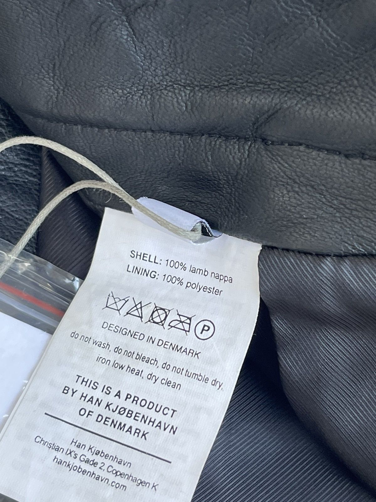 Han Kjobenhavn SS23 !DSWT! Han Kjobenhavn "HK" Knee Logo Leather Pants Size US 32 / EU 48 - 23 Thumbnail