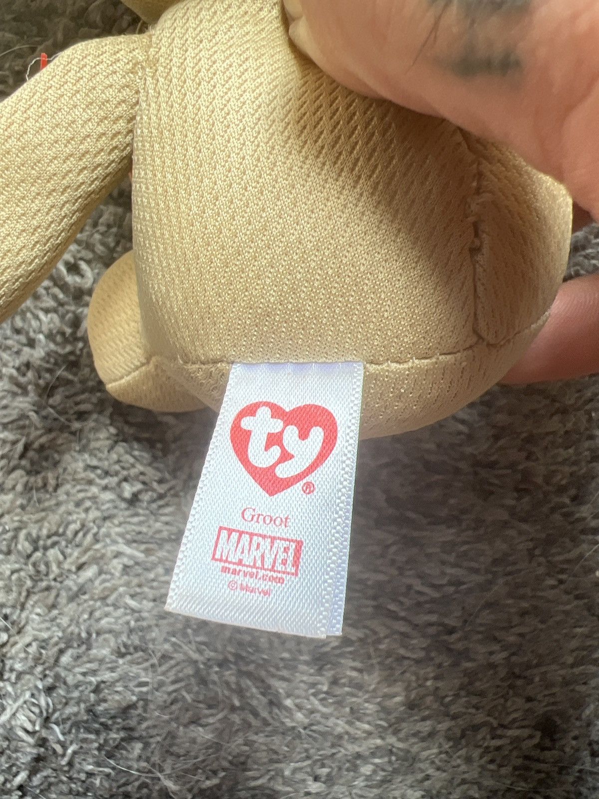 Marvel Comics 2020 Marvel Ty Groot Beanie Baby Size ONE SIZE - 6 Thumbnail