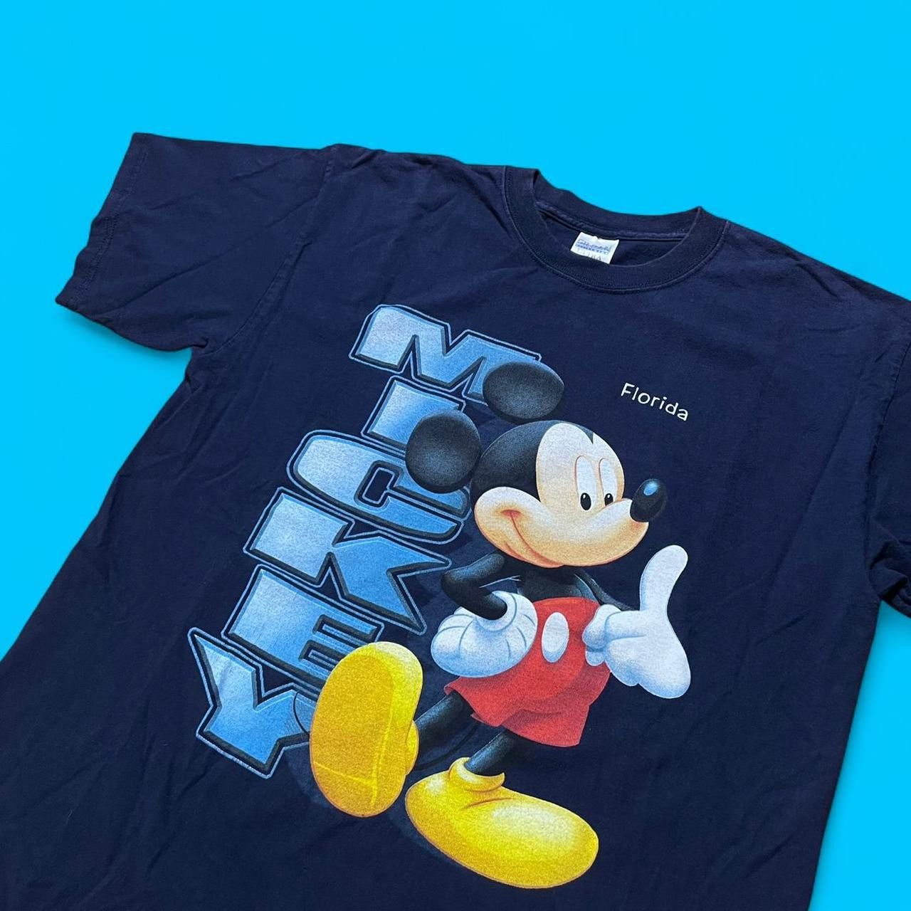 Gildan Y2k Mickey Mouse Spellout Tee - Size L Size US L / EU 52-54 / 3 - 4 Thumbnail