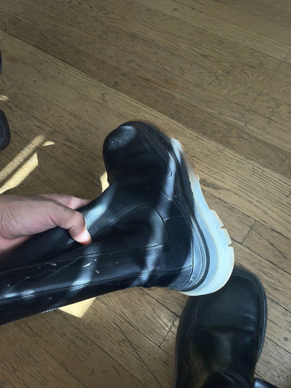 Bottega Veneta Bottega veneta clear sole lug boots Size US 8 / EU 41 - 12 Thumbnail