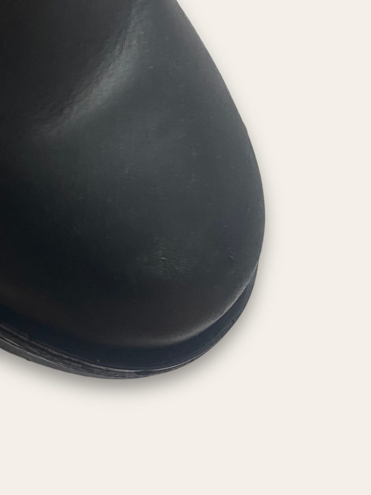 New Rock Vintage NEW ROCK Heels High Top Leather Skin Black Boots Size US 10 / IT 40 - 12 Thumbnail