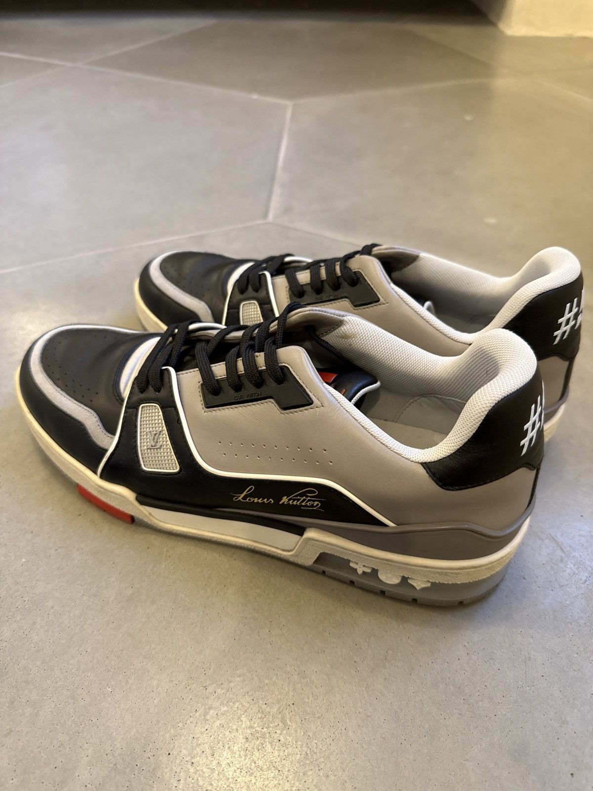 Louis Vuitton LV Trainer- Black and Grey