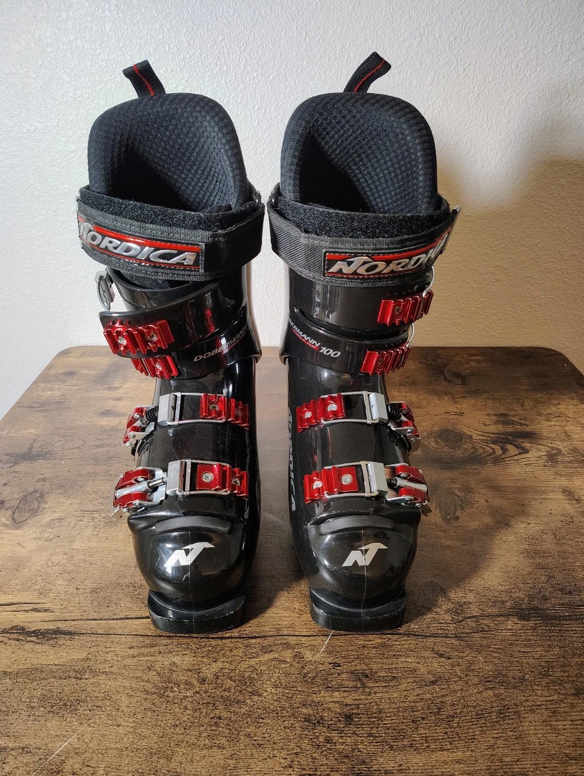 Other Nordica Mens 6 Womens 7 Black Red Ski Boots Dobermann WorldC Size ONE SIZE - 2 Thumbnail