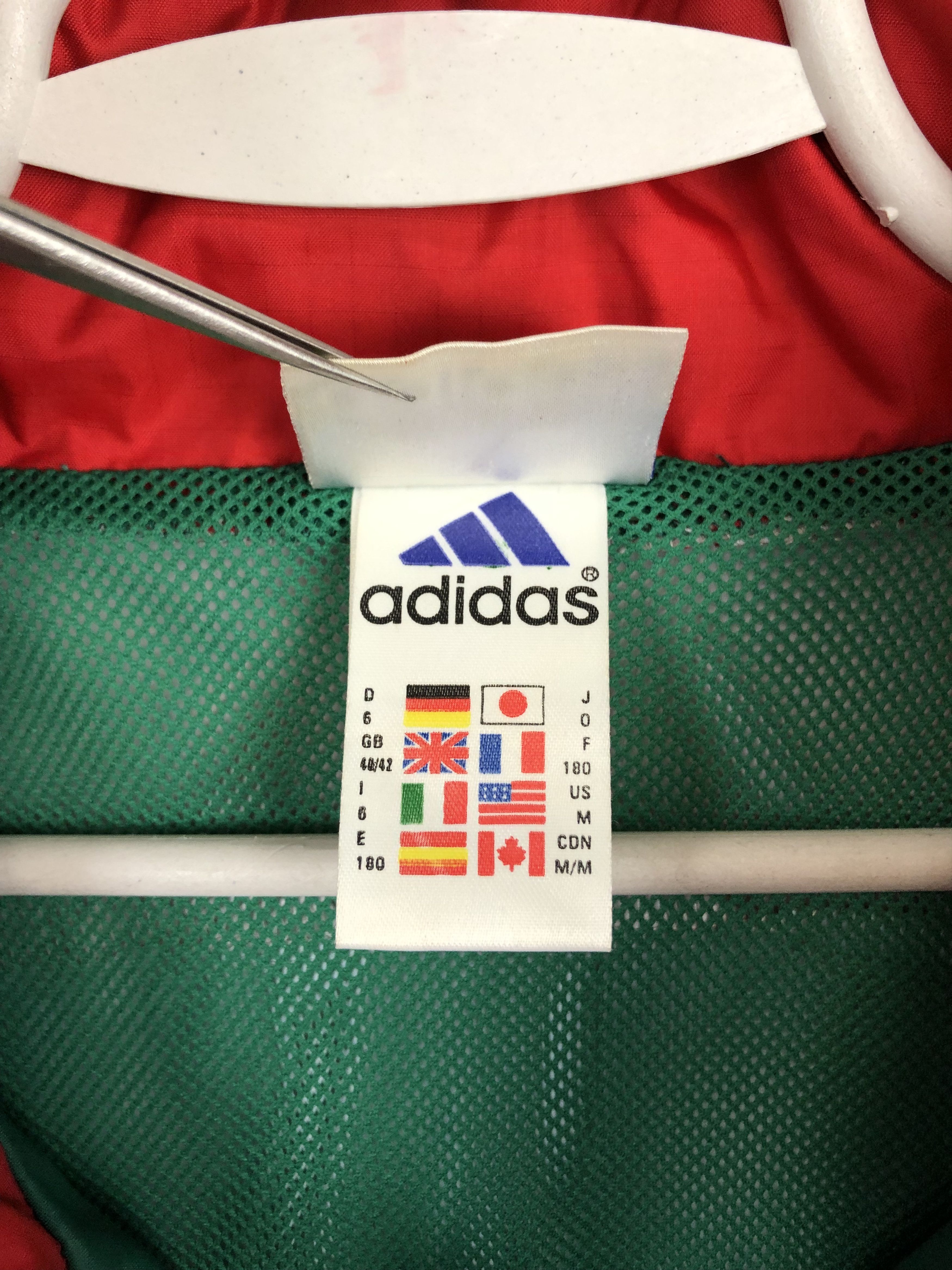 Adidas Vintage Hungary Football Set Suit Windbreaker Jacket Pants Size US M / EU 48-50 / 2 - 6 Thumbnail