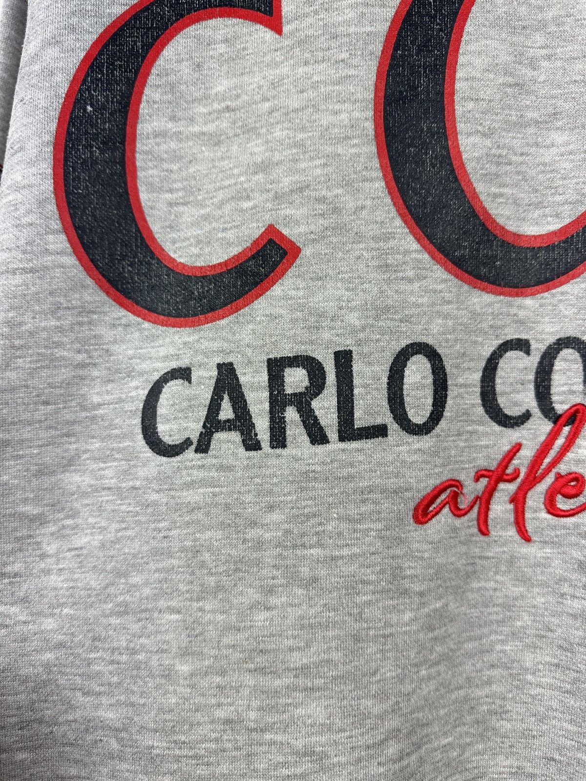 Carlo Colucci × Vintage Carlo Colucci Athletico Big Logo Grey Sweatshirt Size US M / EU 48-50 / 2 - 9 Thumbnail