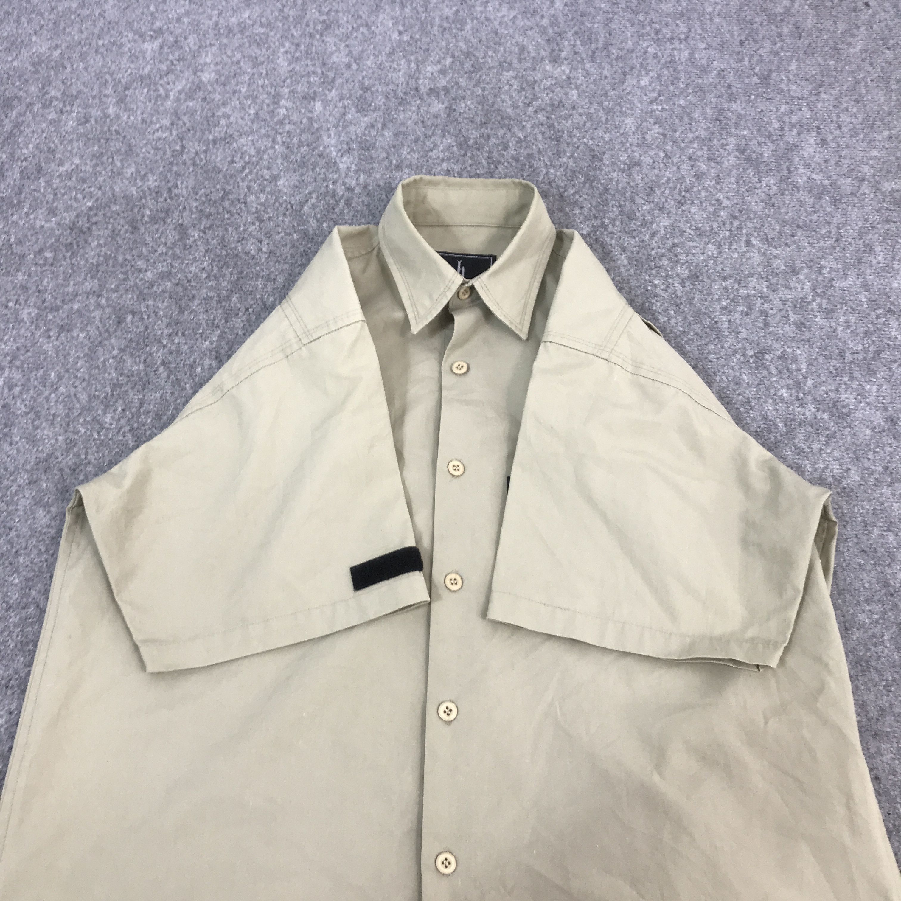 Japanese Brand DJ HONDA KHAKI WORKSHIRT BUTTON UP SHIRTS Size US M / EU 48-50 / 2 - 8 Thumbnail