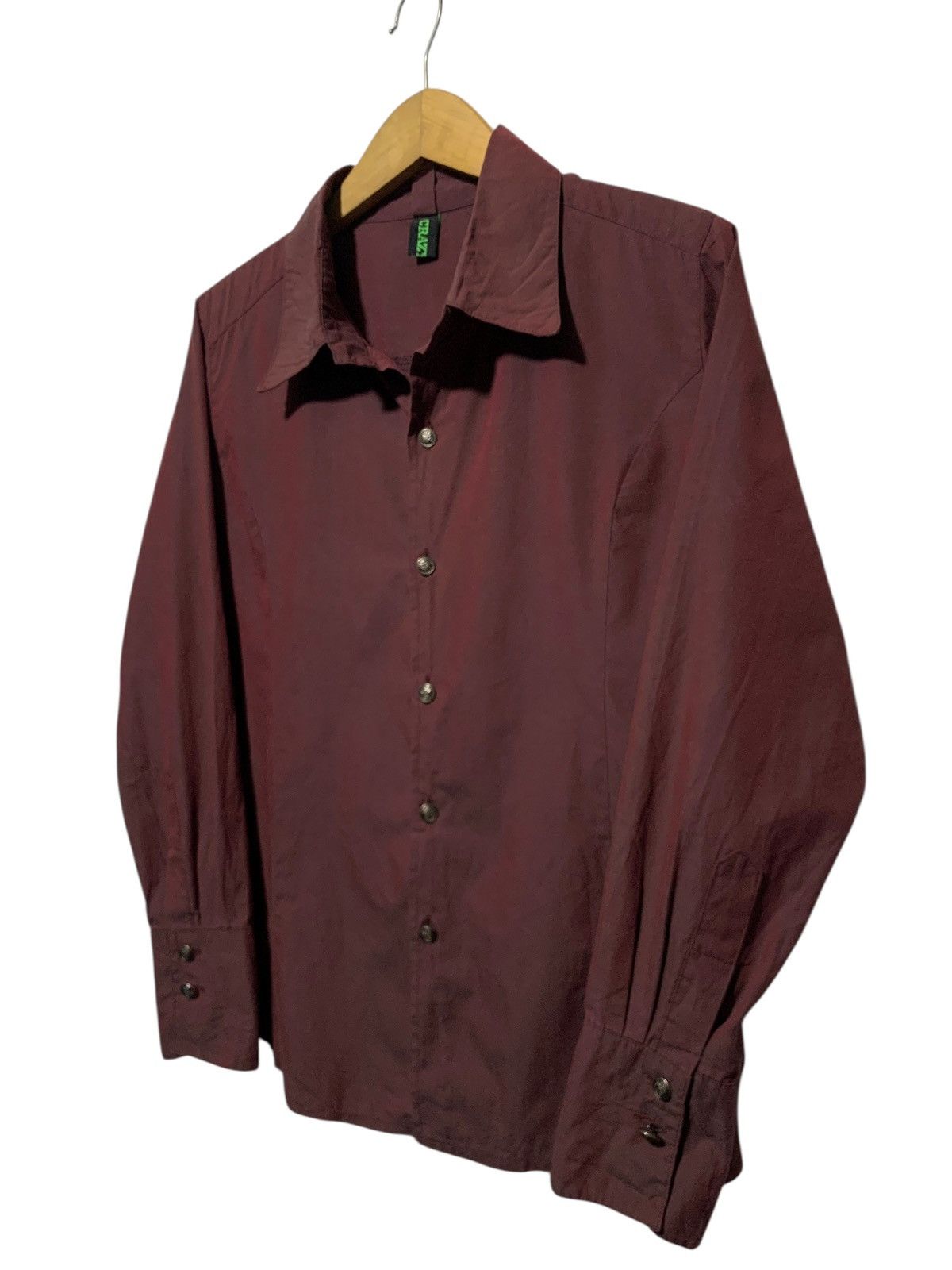 Yasuyuki Ishii Crazy Punk iridiscent buckle collar shirt Size US M / EU 48-50 / 2 - 3 Thumbnail