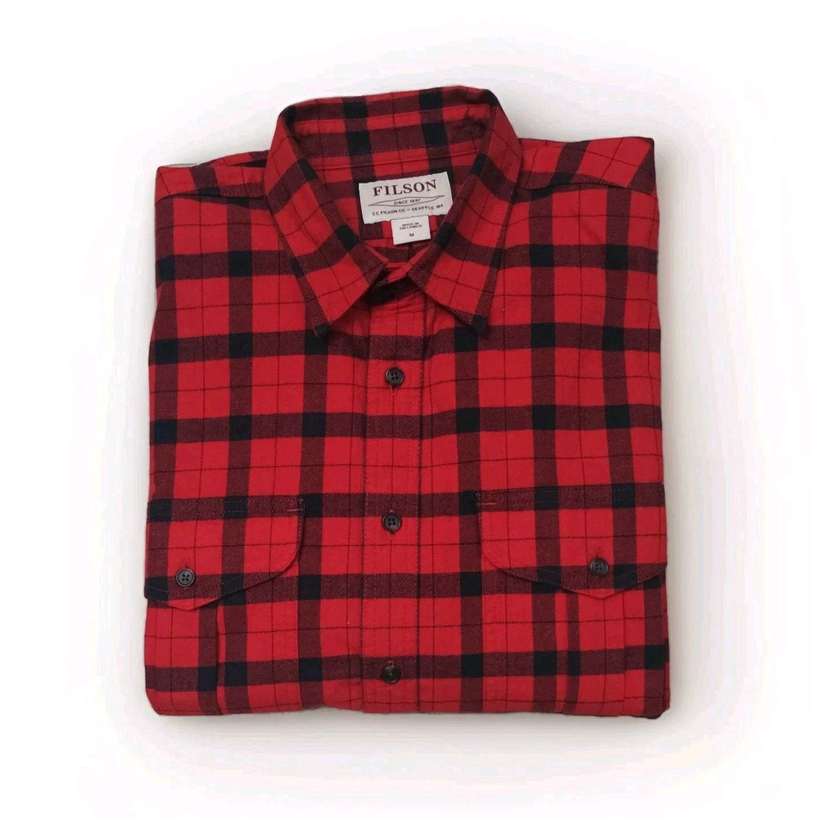 Filson CC Filson Virgin Wool Jac Heavy Duty Flannel Plaid Size US M / EU 48-50 / 2 - 1 Thumbnail