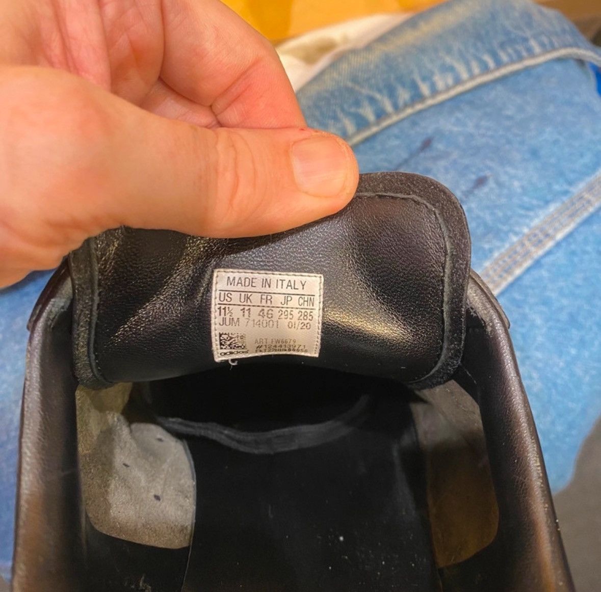 Prada Black Prada Adidas Superstars Size US 11 / EU 44 - 7 Thumbnail