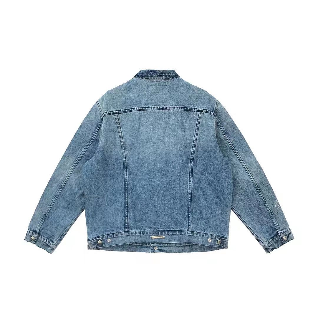 Chrome Hearts Chrome Hearts Motorbreath Denim Jacket Size US XL / EU 56 / 4 - 2 Thumbnail