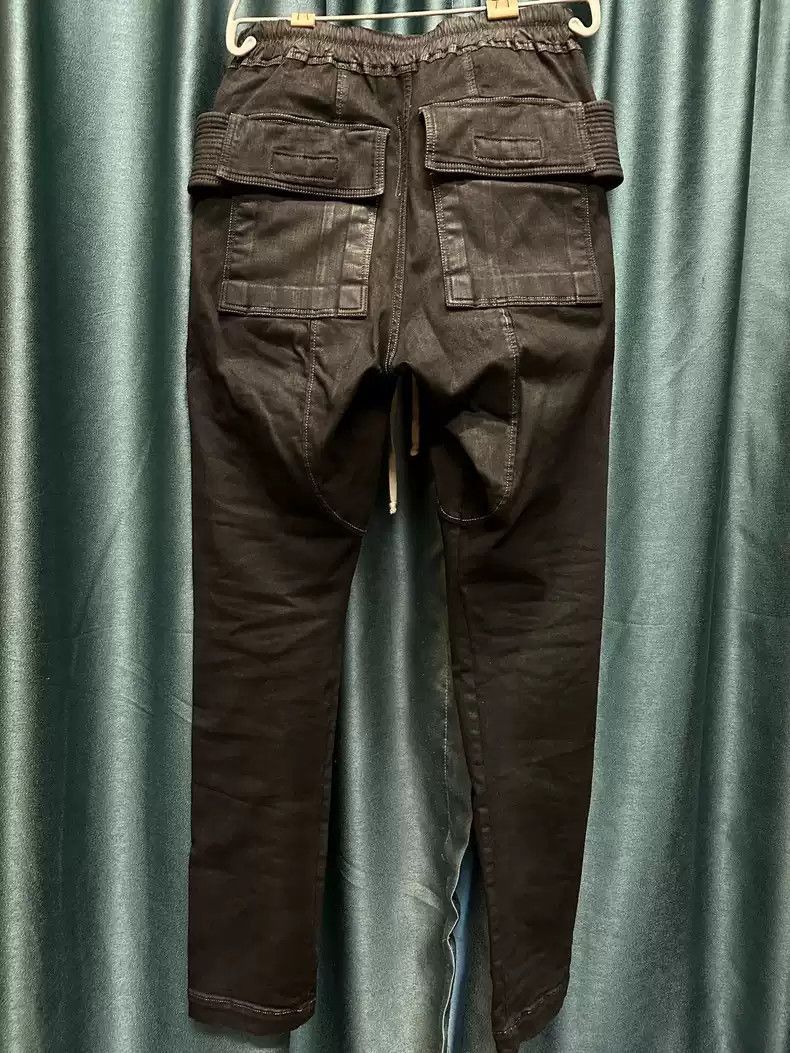 Rick Owens Rick Owens Rick Owens Dark wax double-loop pants-2507 Size US 32 / EU 48 - 2 Thumbnail